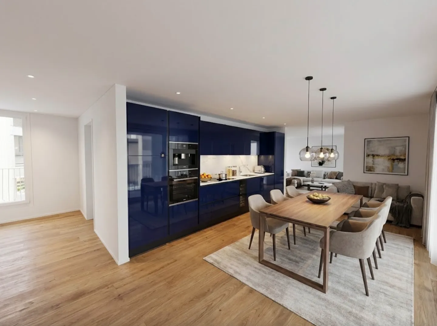 Moderne 3.5-Zimmer-Wohnung mit schöner Terrasse in Lachen - Foto 1 von 10