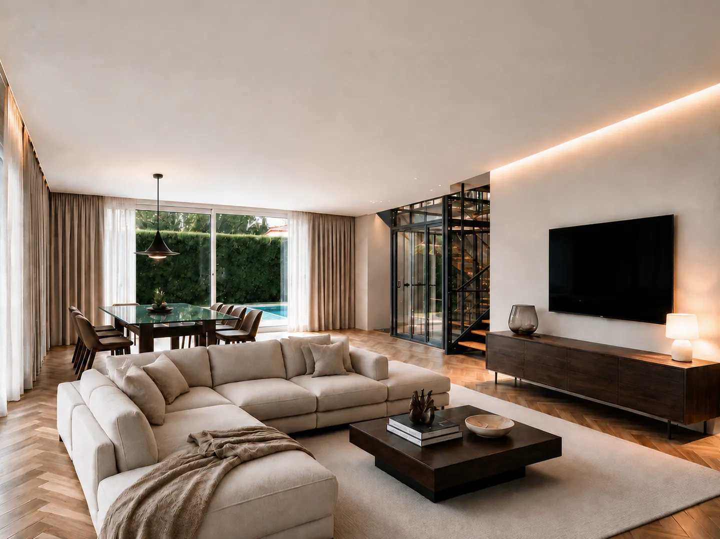 Kilchberg's Split-Level Highlight: Luxury House with Pool, Smart Home & Maximum Wow Effect - Photo 2 of 8