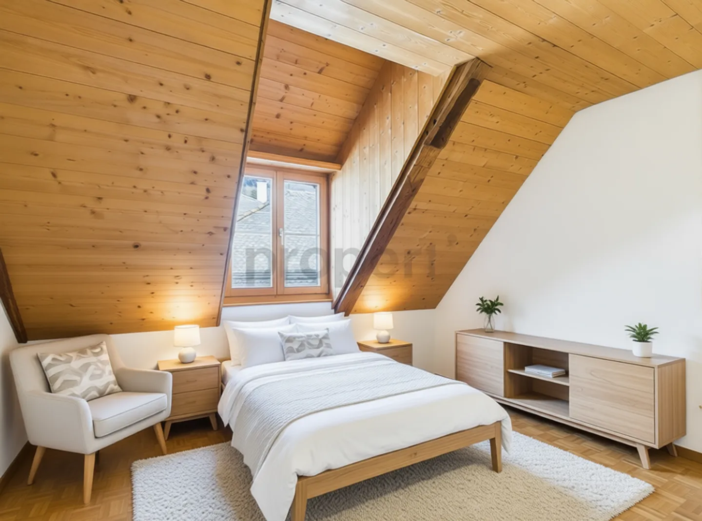 Stilvolle 5.5-Zimmer-Dachwohnung mit Charme im Dorfkern Malans - Photo 6 of 13