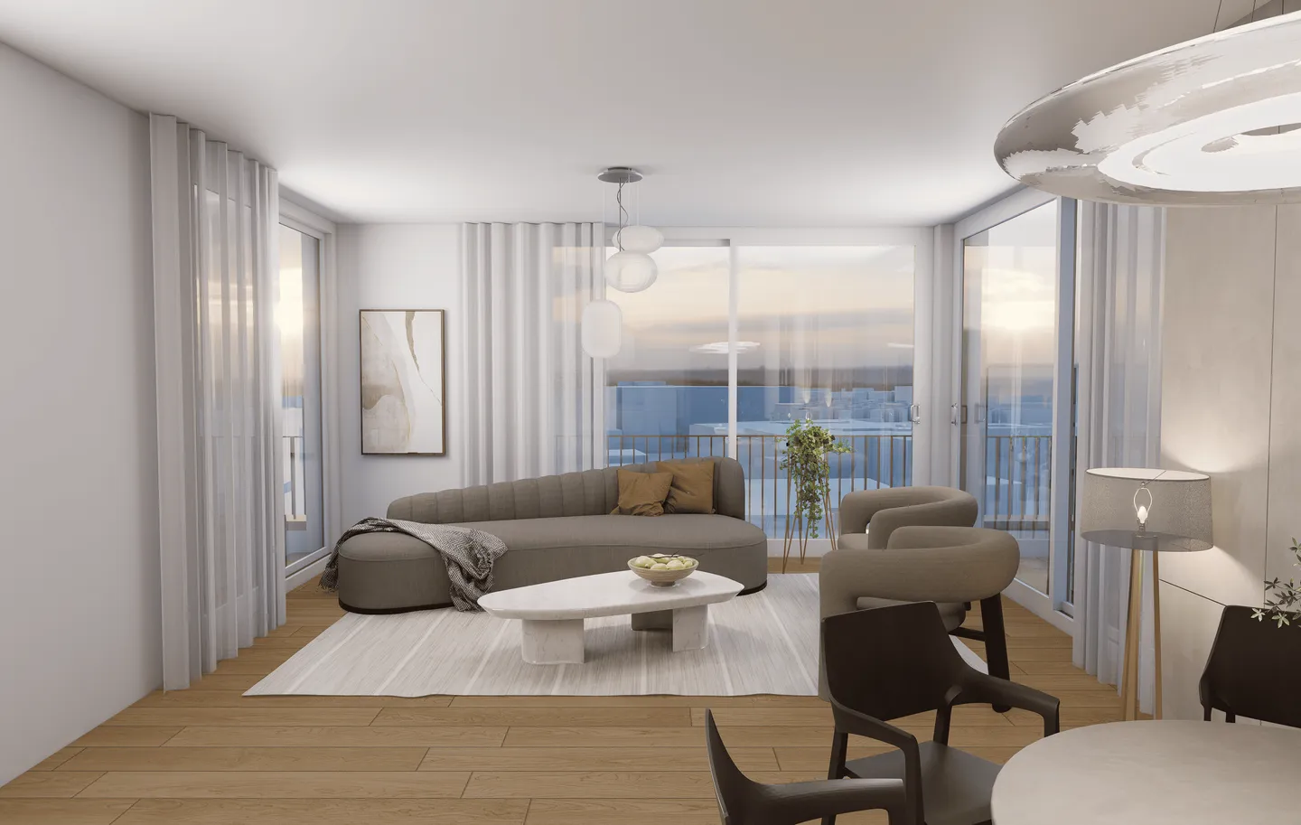 Moderne 2.5-Zimmer-Attikawohnung in Altstetten - Neubau 2026 - Foto 1 von 10