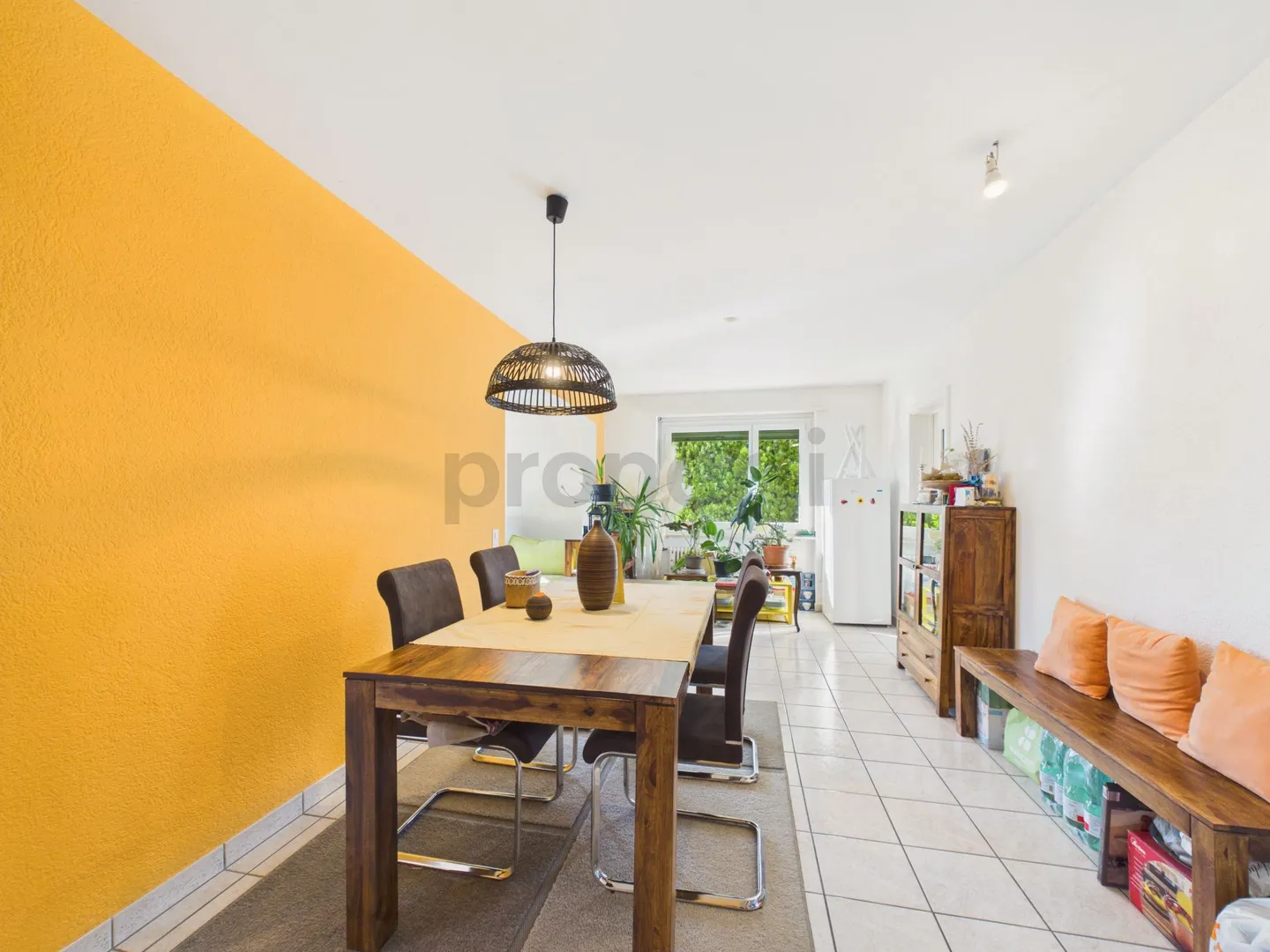 Large west-facing terrace with spectacular sunsets, communal pool and wood-burning fireplace - Photo 6 of 13