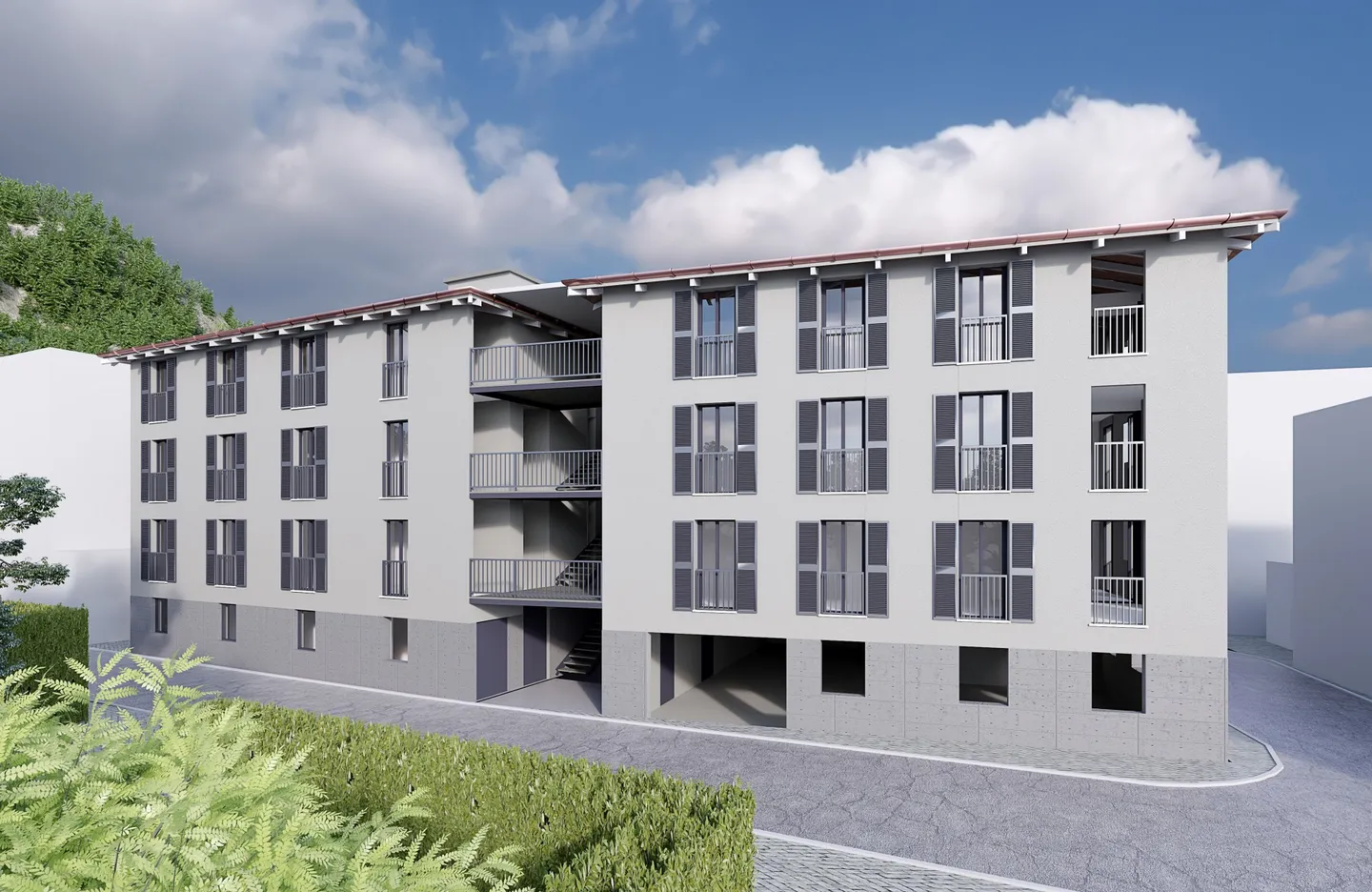 Moderno 3.5 locali appartamento con parcheggio interno, Biasca - Foto 5 von 6