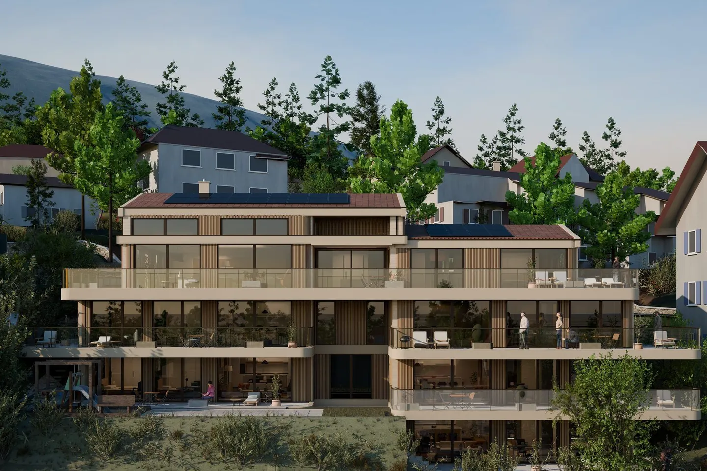 Immeuble Résidentiel avec Vue sur le Lac - Photo 1 sur 8