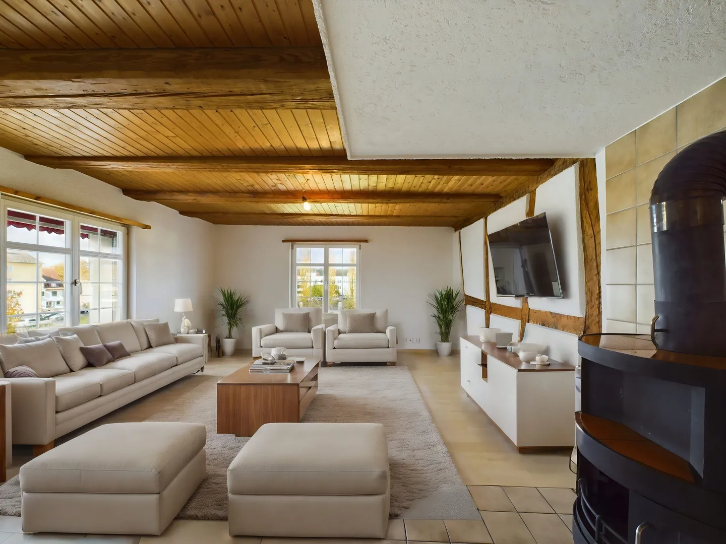 Grosszügige 5.5-Zimmerwohnung in Oberaach - Photo 1 of 12