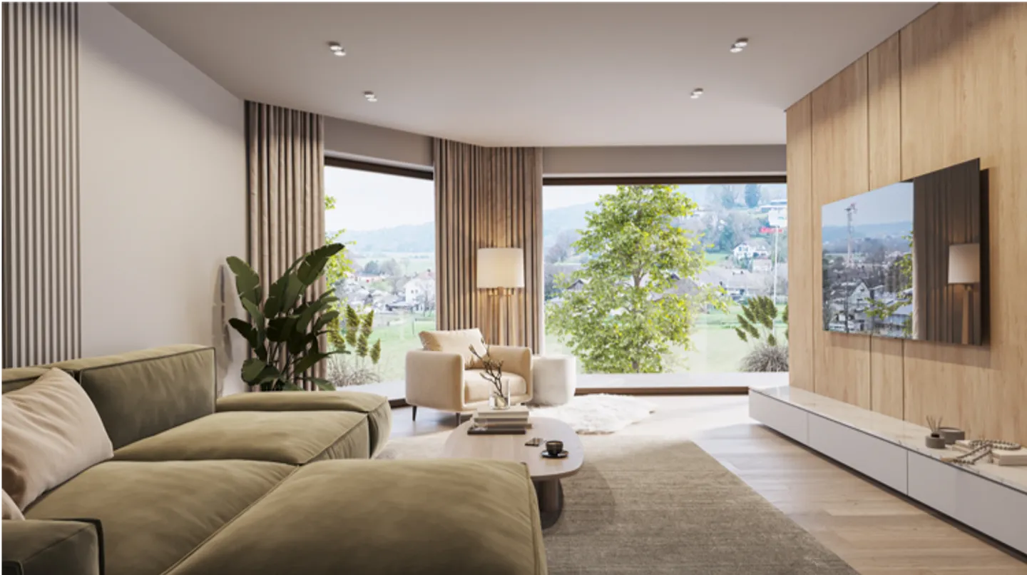 Moderne Architektur an bester Lage  Einfamilienhaus mit Weitsicht in Dulliken - Foto 2 von 6