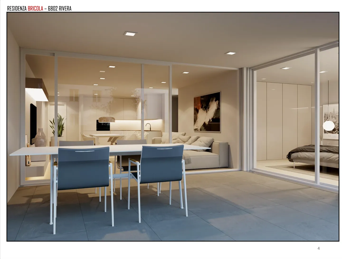 Modern and bright 2.5-room apartment newly built in Rivera - Photo 5 of 6