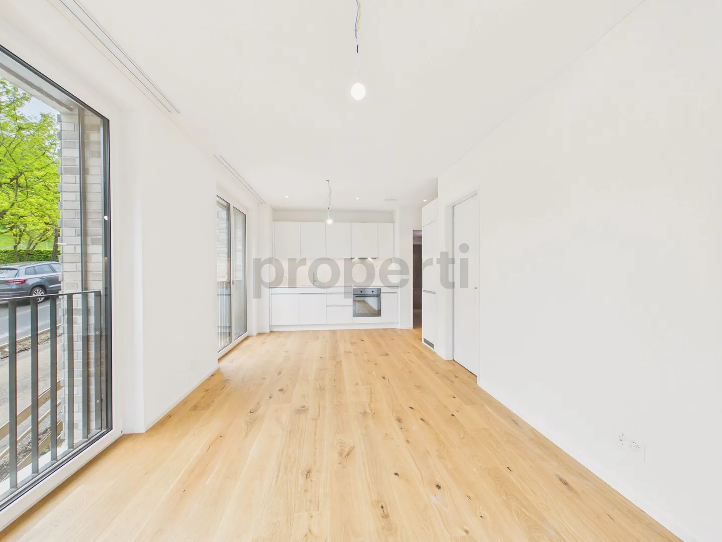 Esclusivo appartamento angolare nuovo di 2,5 stanze ad AuPark - vivere moderno e luminoso con vista sul lago di Zurigo - Foto 2 di 11