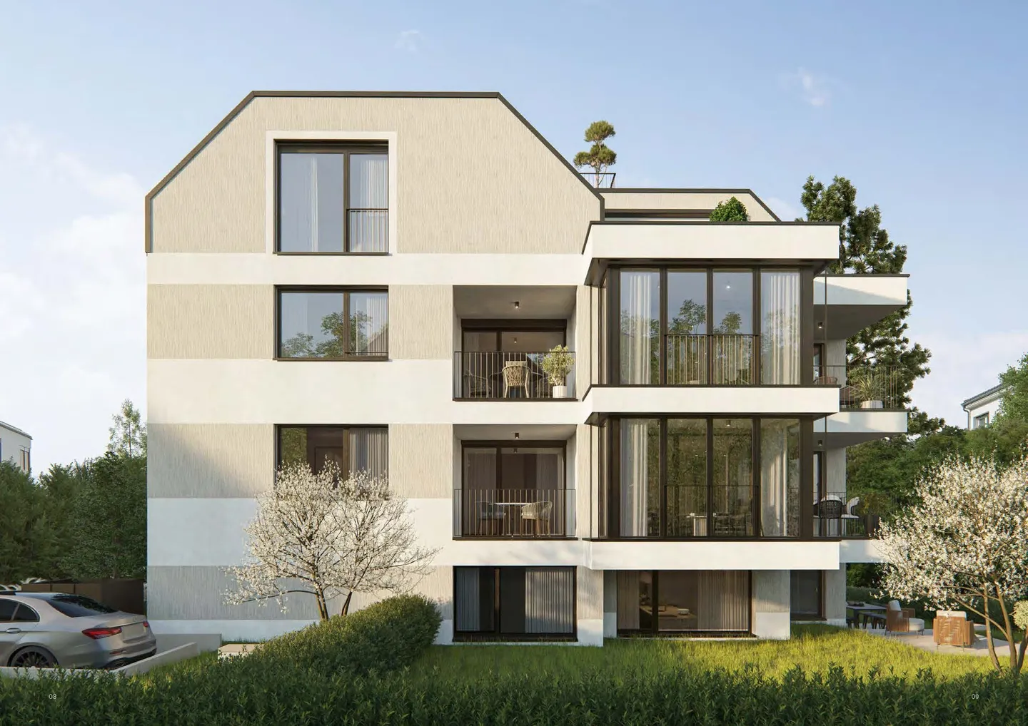 Moderne 4.5-Zimmer Gartenwohnung in Zürich - Neubau - Foto 1 von 9