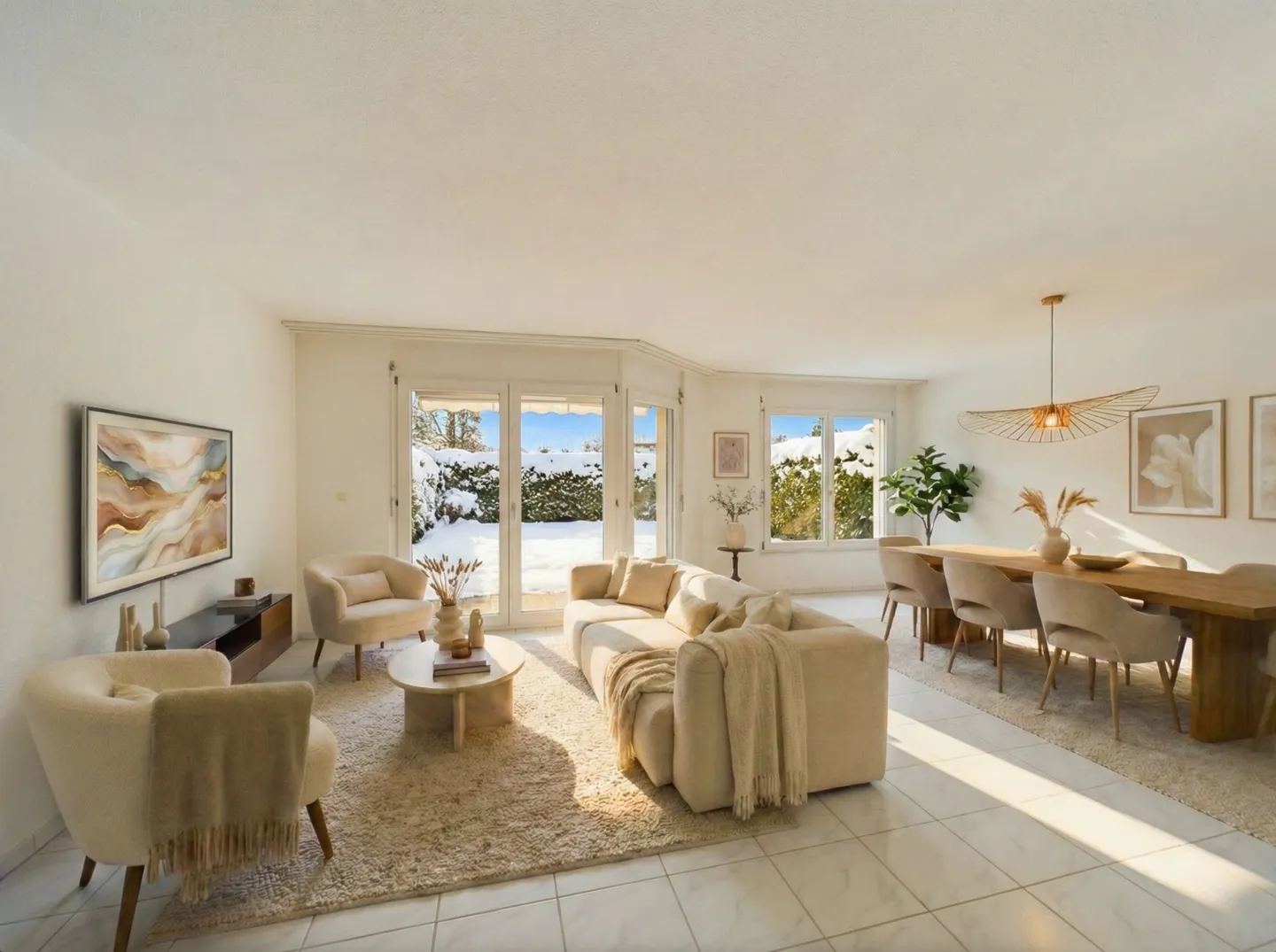 Appartamento affascinante di 3,5 stanze con terrazza e giardino privato a Samstagern - Foto 1 di 11