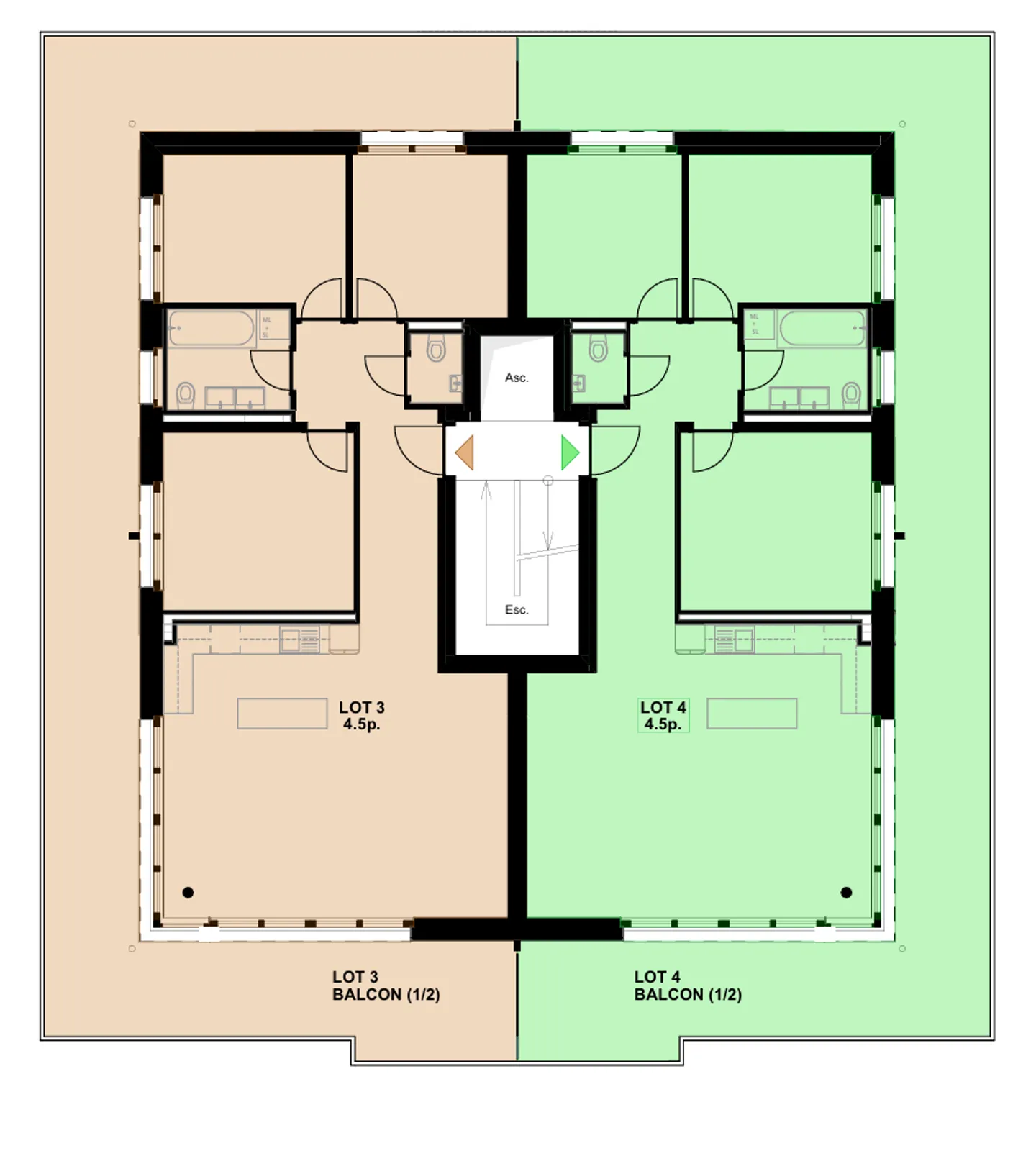 Charme Alpin &amp; Grands Espaces LOT 4 : Magnifique 4.5 Pièces au 1er Étage - Photo 6 of 9