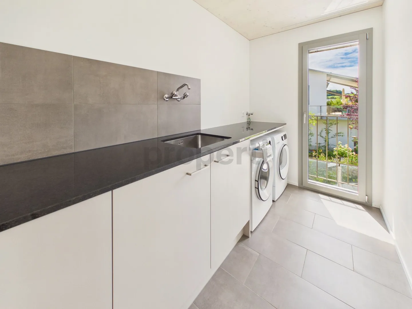 Stylish new-build detached house in sustainable timber construction with natural garden and Alpine views - Photo 5 of 13