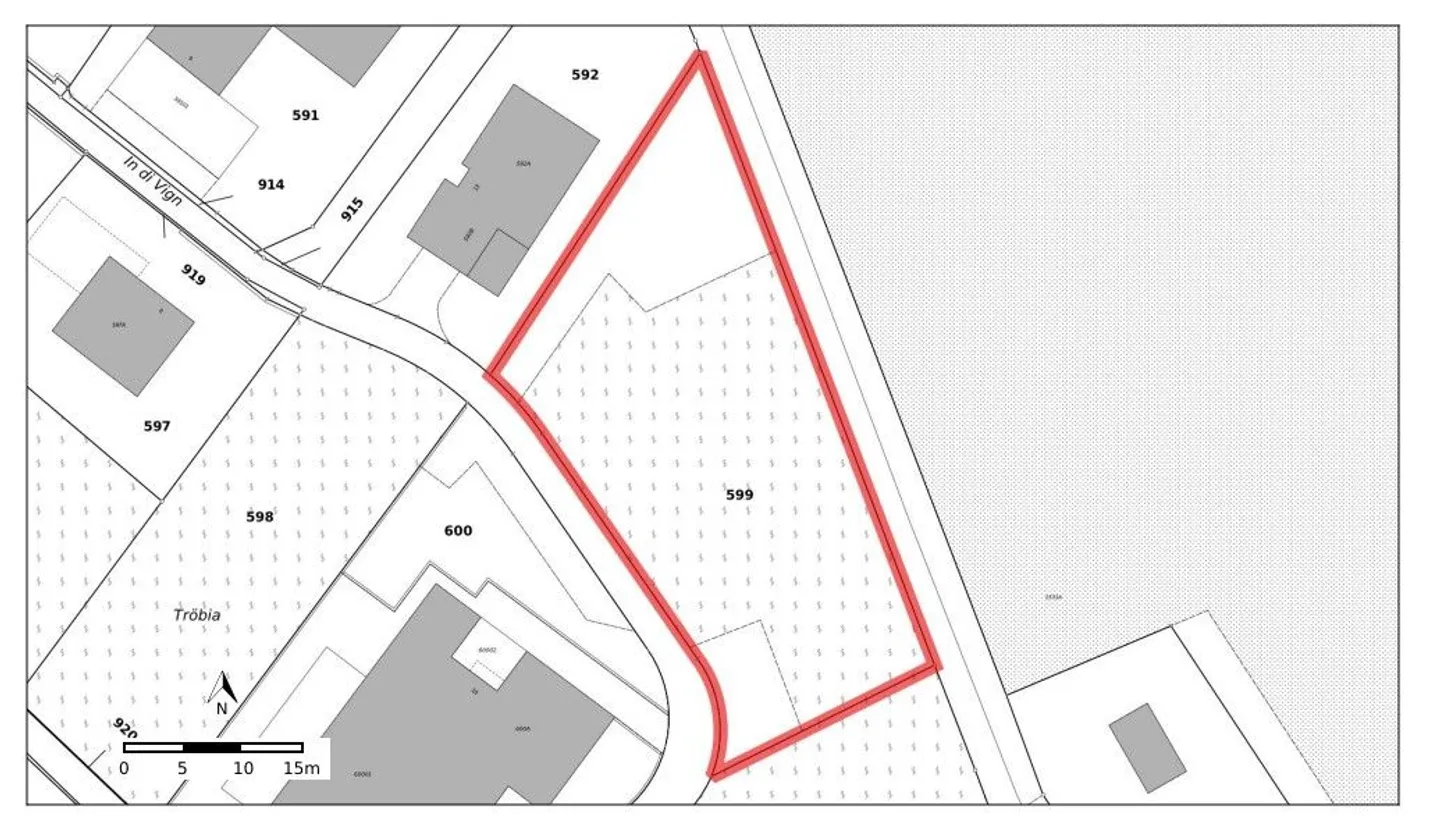 Flat building plot for sale in Cresciano, 6705 Riviera - Photo 4 of 5