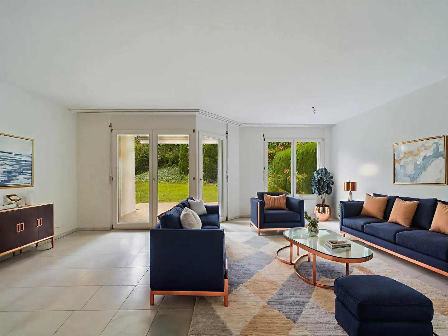 Charming 3.5 Room Apartment with Garden Terrace and Private Garden in Samstagern - Photo 1 of 12