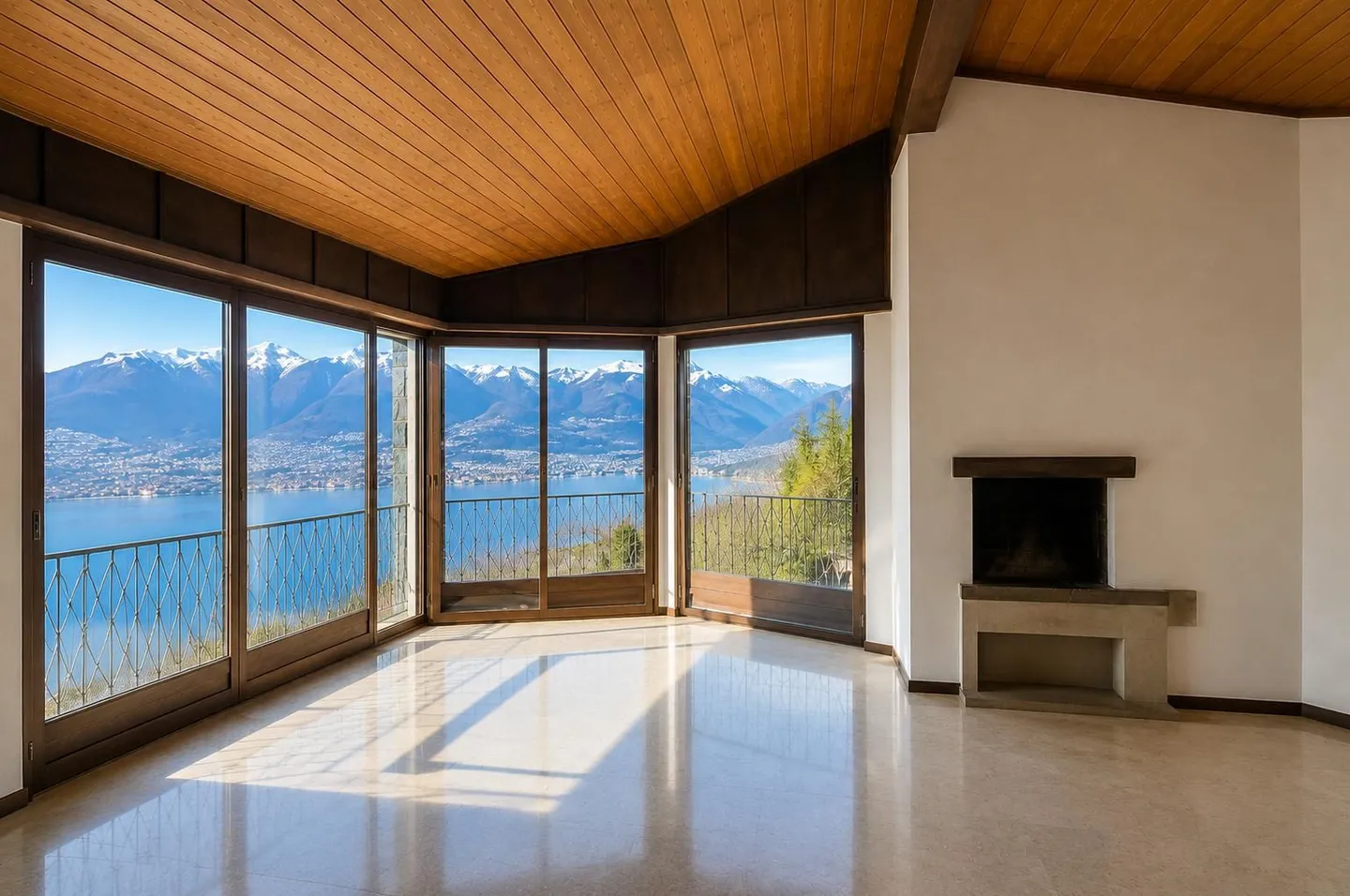 Arogno: characteristic house with lake view, garden and great potential - Photo 10 of 13