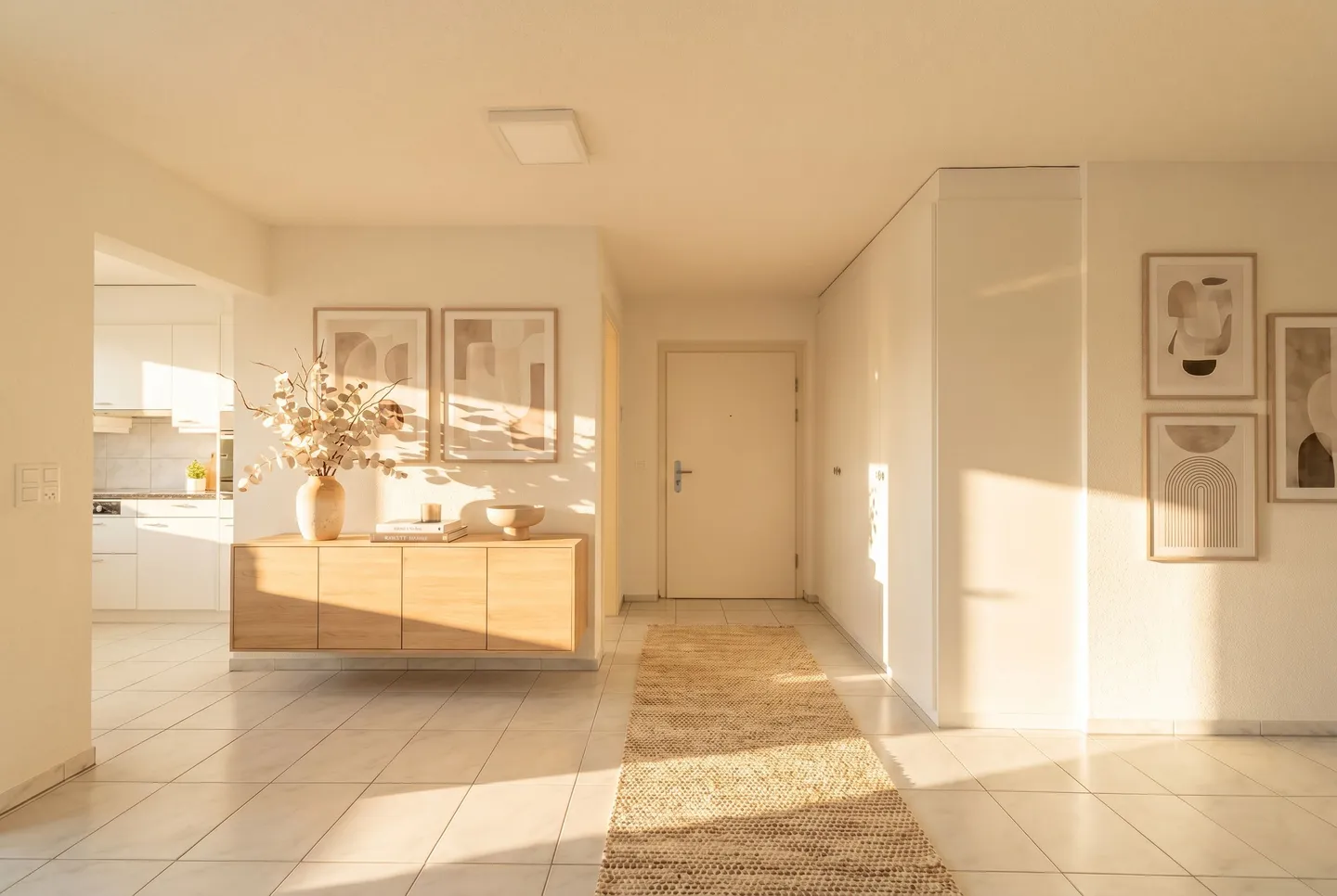 Charmant appartement de 3,5 pièces avec terrasse de jardin et jardin privé à Samstagern - Photo 4 sur 11