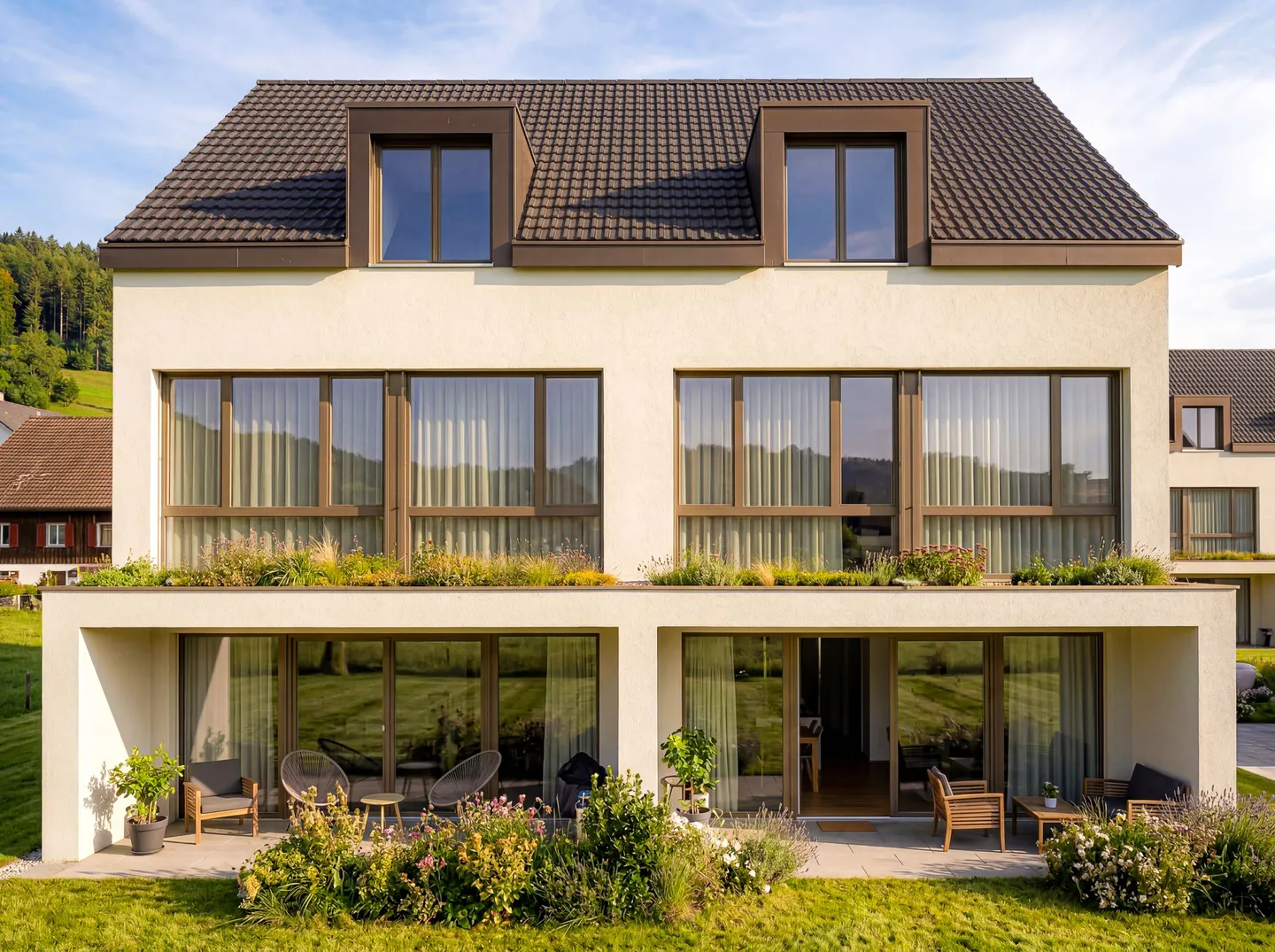 High-quality 6.5-room new semi-detached family house C.1 in Oberkulm AG - Photo 2 of 8