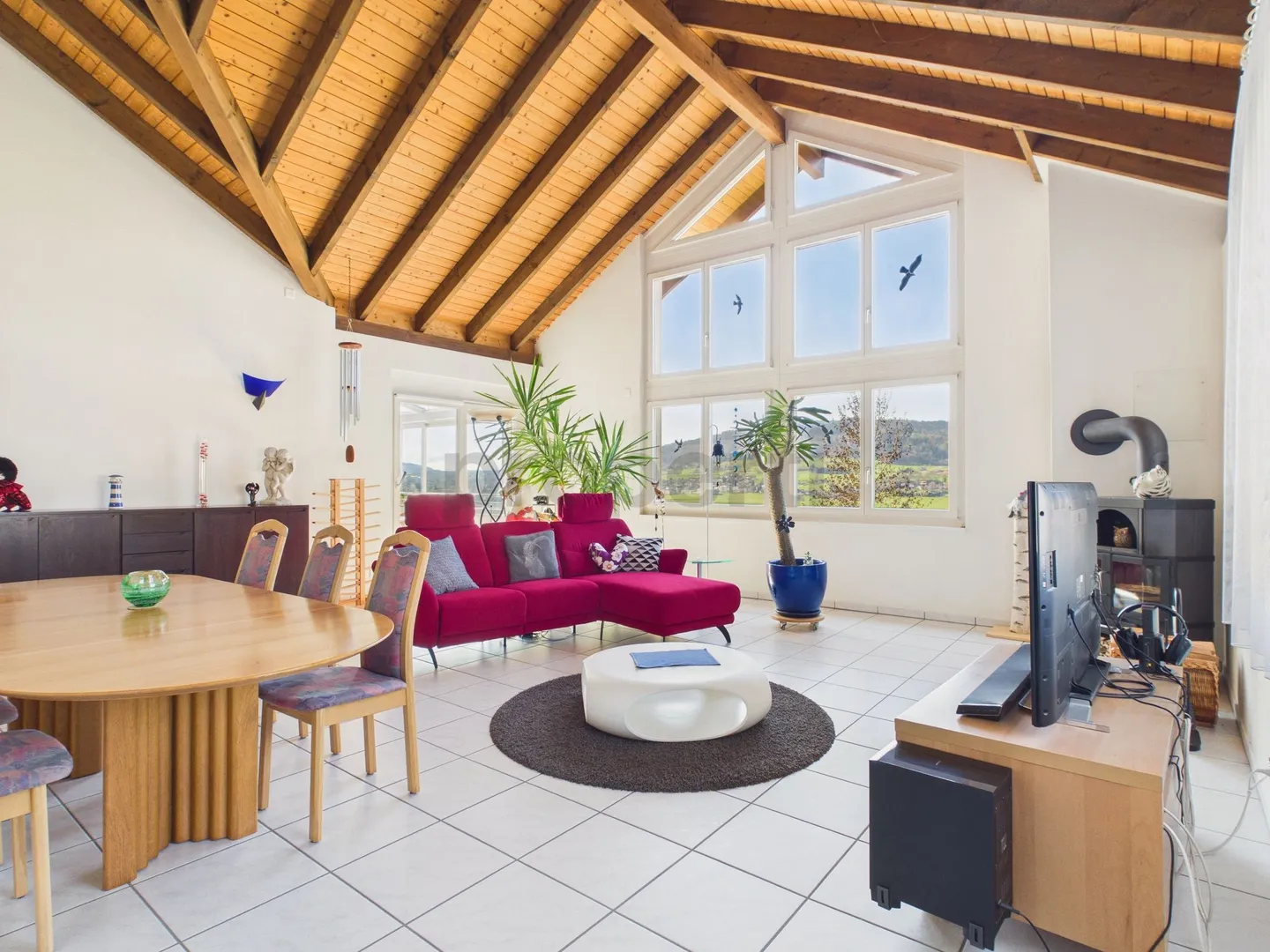 Vue de rêve &amp; Jardin Appartement calme de 4.5 pièces à Leimbach - Photo 2 sur 13