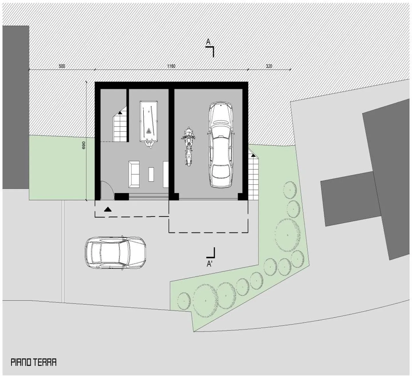 Terreno edificabile R2 di 770 m², progetto di massima e grotto/rustico esistente - Photo 8 sur 10