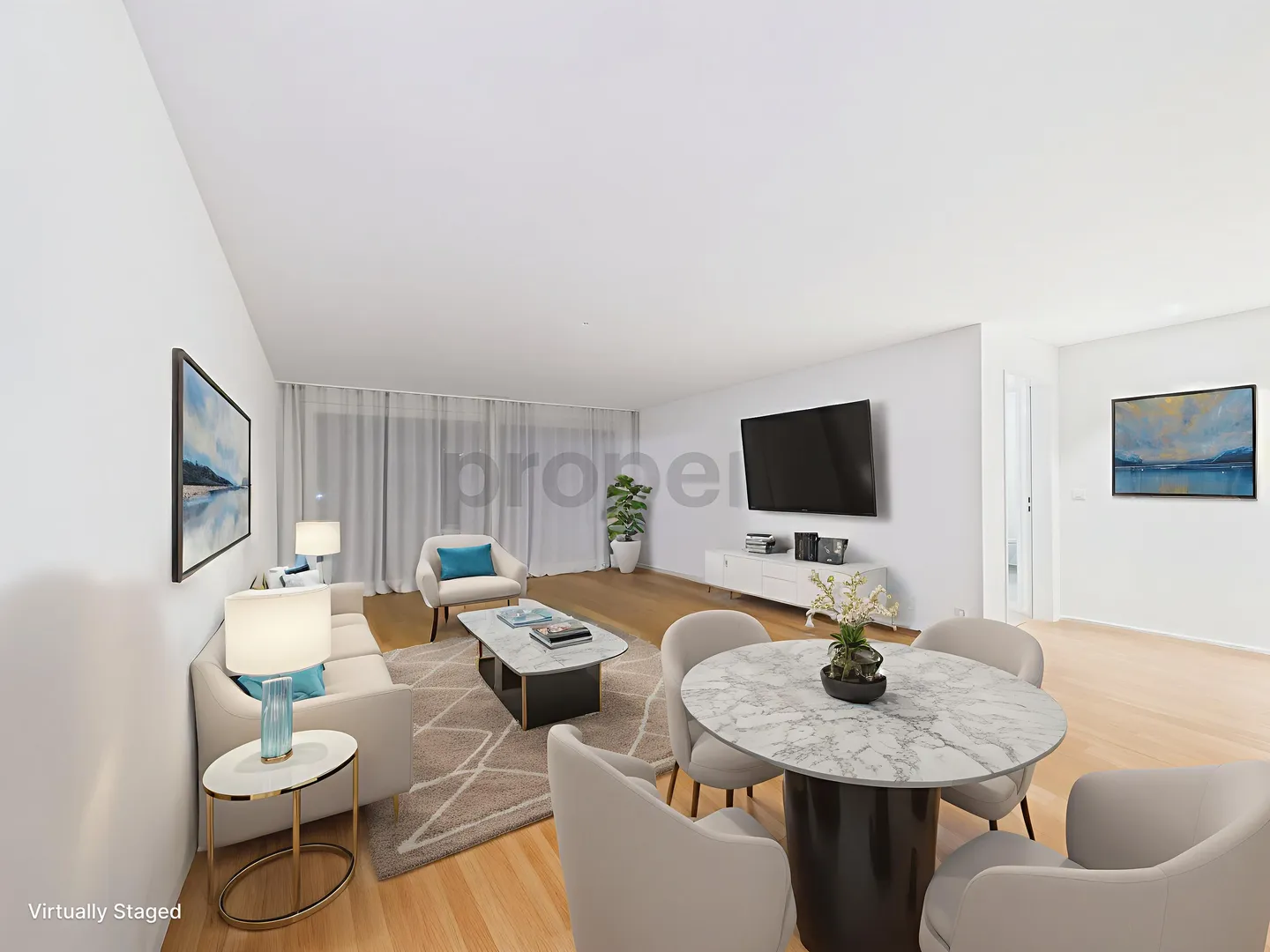 Exclusive 5.5-room garden apartment with modern comfort and Minergie-Plus standard in Wädenswil - Photo 1 of 12