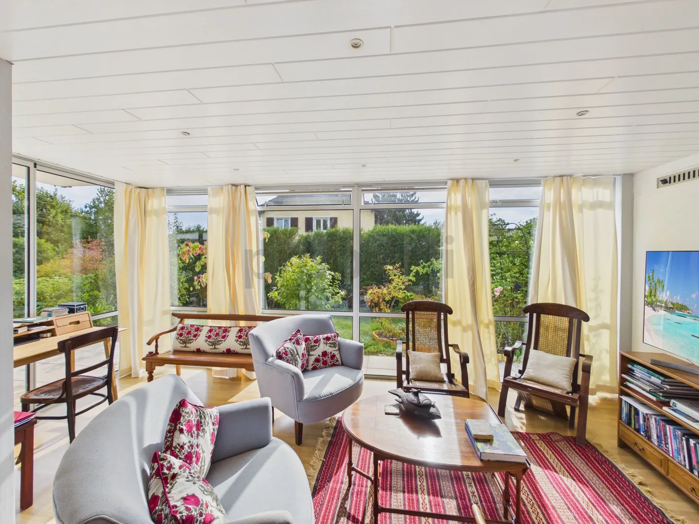 Grande giardino, magnifica veranda, piano terra luminoso, 4 camere! - Foto 5 di 13