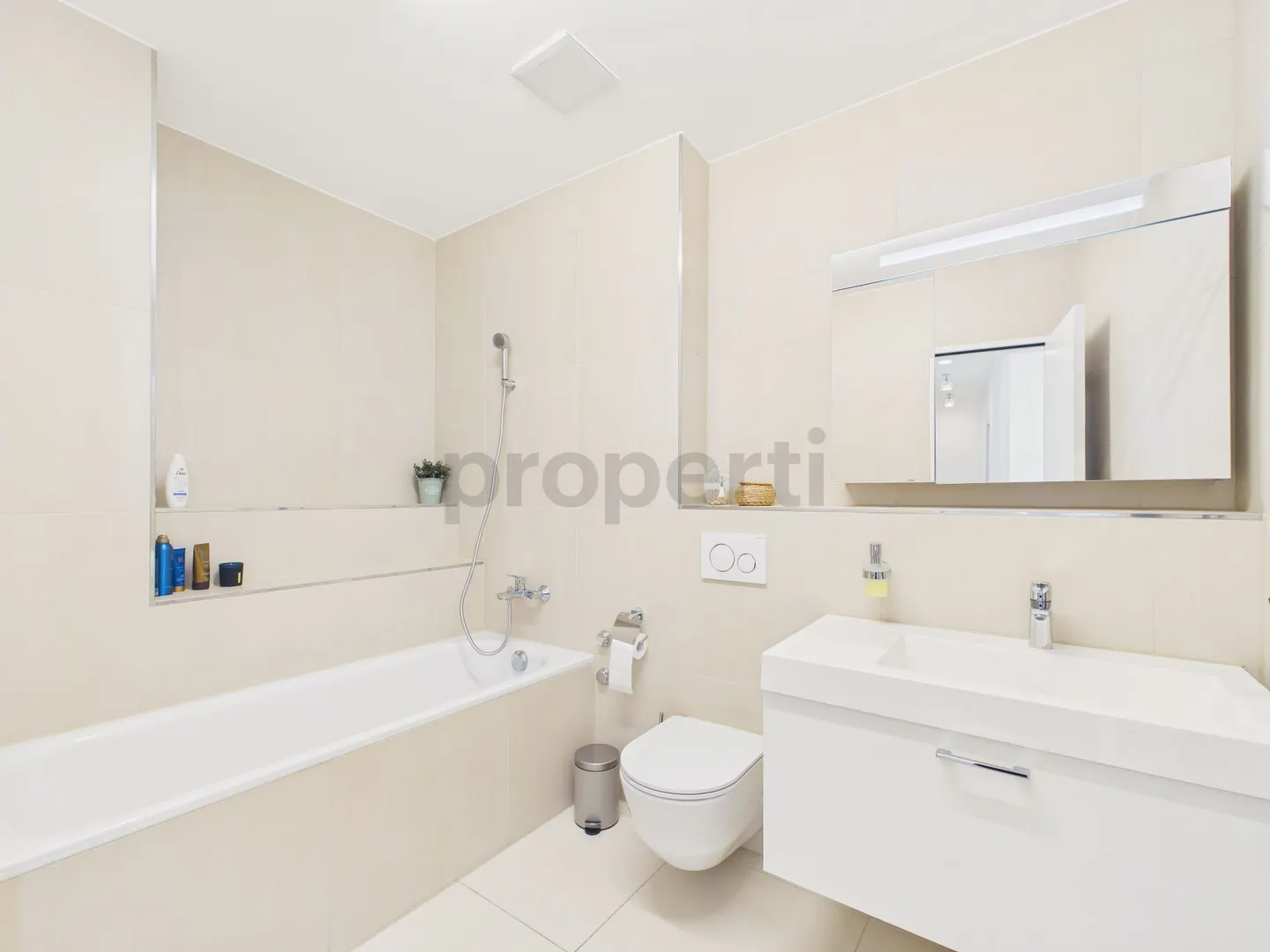 Vivere moderno con ingresso separato e ampio spazio per sedersi - Foto 7 di 13
