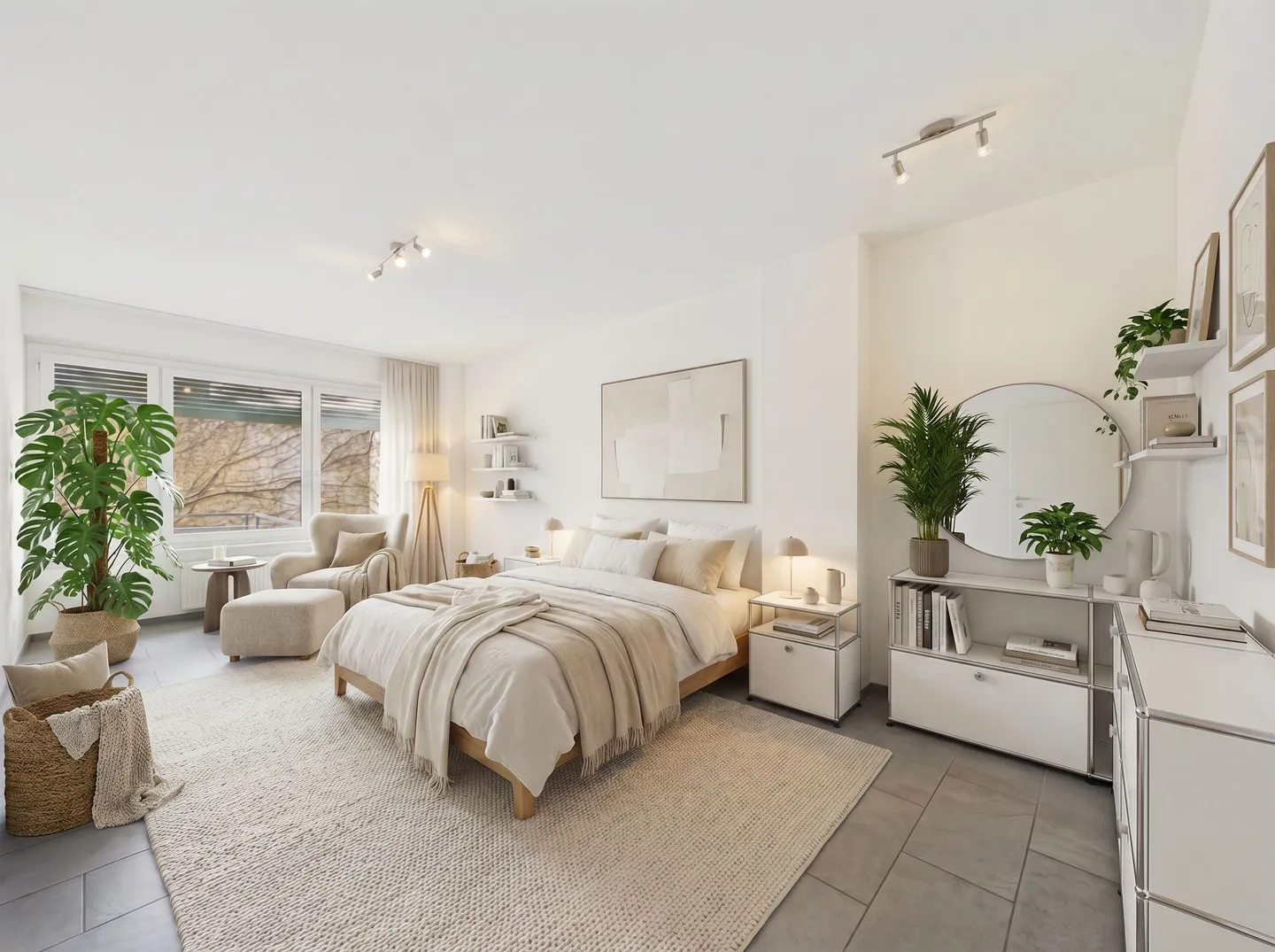 Appartement de jardin moderne de 4,5 pièces en emplacement central, Bâle - Photo 4 sur 10