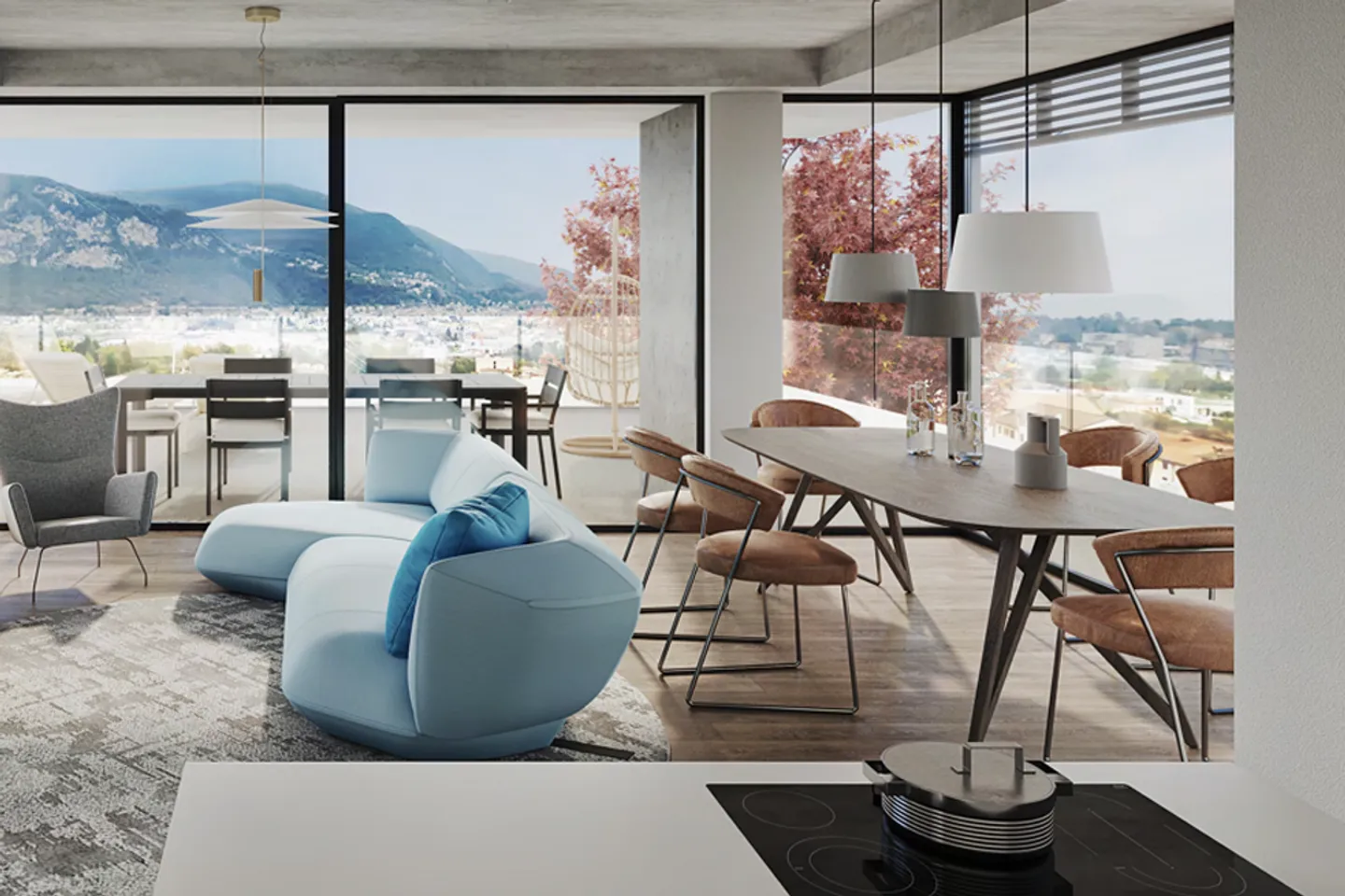 100 m² SPA mit Sauna und Innenpool, Neubau 2026 und privater Terrasse - Foto 4 von 9