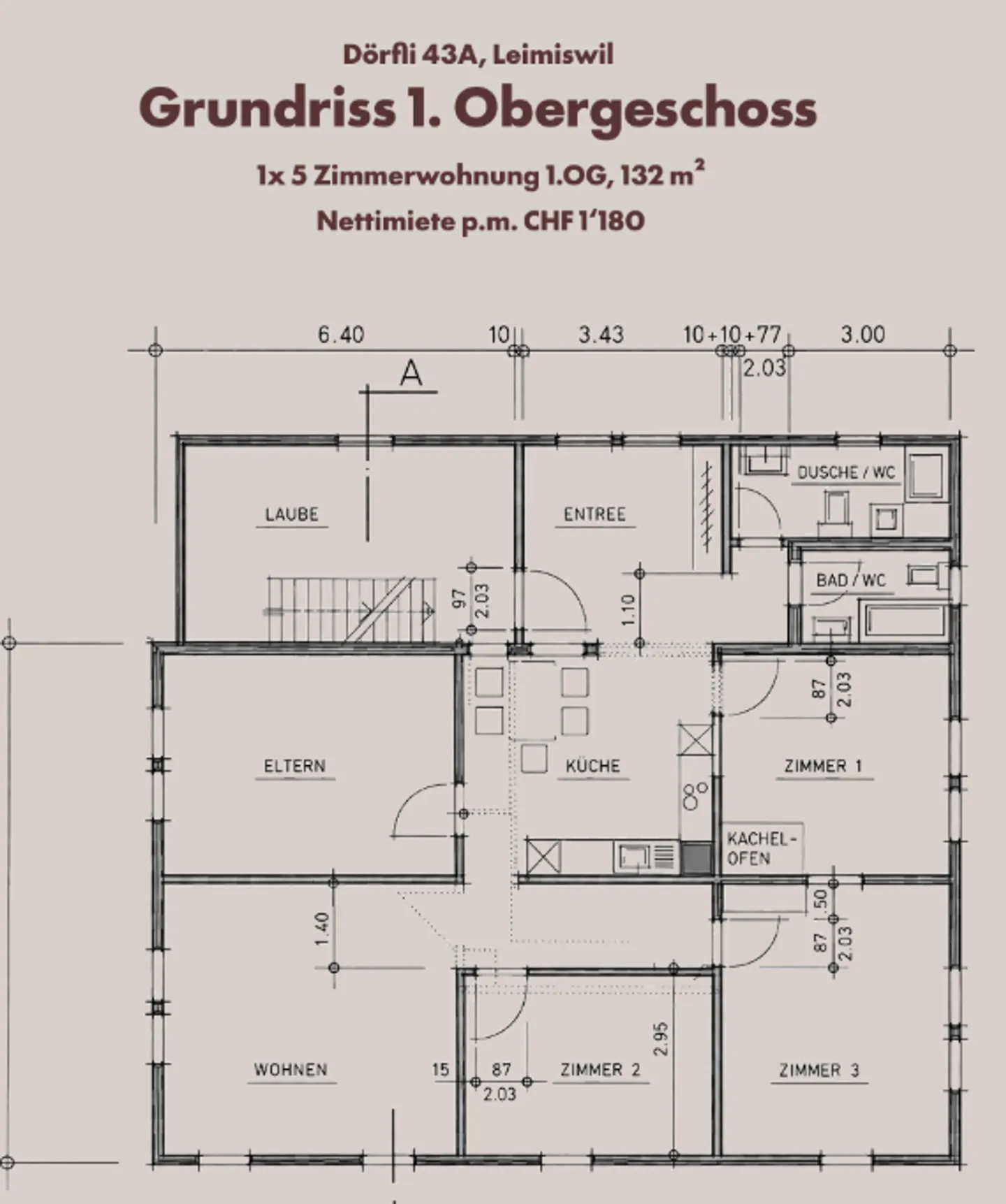 Ampia casa plurifamiliare con ottimo rendimento e possibilità di parcheggio, Leimiswil - Foto 5 di 8