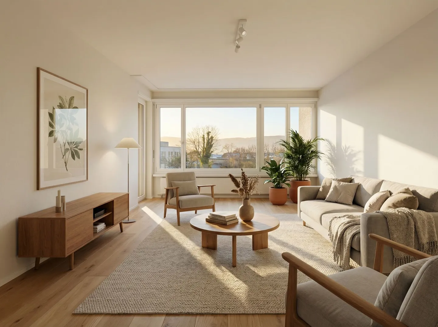 Maison au bord du lac de Zurich - Appartement lumineux de 3,5 pièces avec vue sur la montagne et le lac à Feldmeilen - Photo 1 sur 9