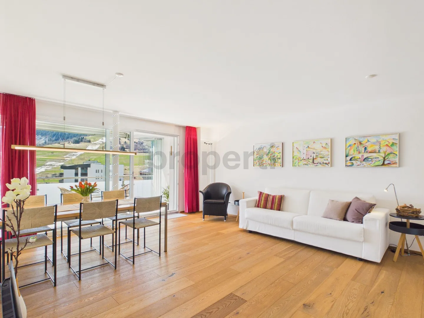 Appartement moderne avec balcon ensoleillé et vue imprenable (1ère et 2ème résidence) - Photo 5 sur 12