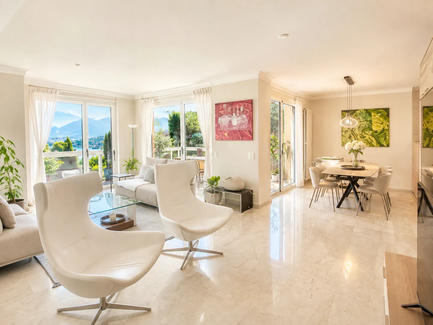 Attico da sogno sul Lago di Lugano con terrazzo e vista spettacolare - Foto 2 von 12