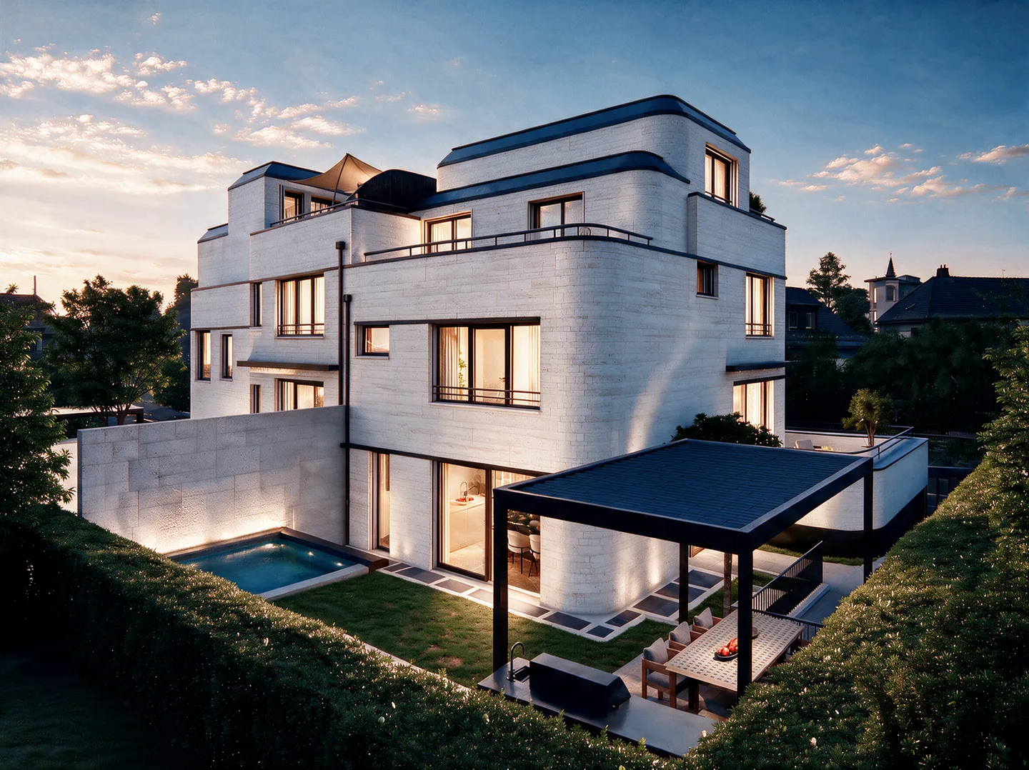 Le point fort de Kilchberg en demi-niveau : Maison de luxe spectaculaire avec piscine, fitness et maison intelligente - Photo 1 sur 11