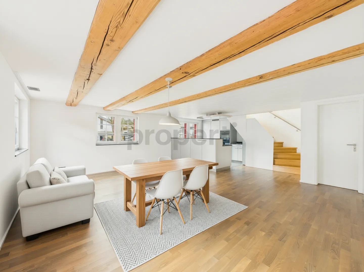 Appartamento duplex 3.5 stanze (124/m²) Direttamente sulla Murg, standard Minergie - Foto 2 di 13