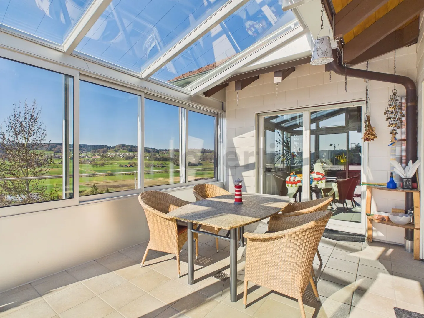 Vue de rêve &amp; Jardin Appartement calme de 4.5 pièces à Leimbach - Photo 6 sur 13