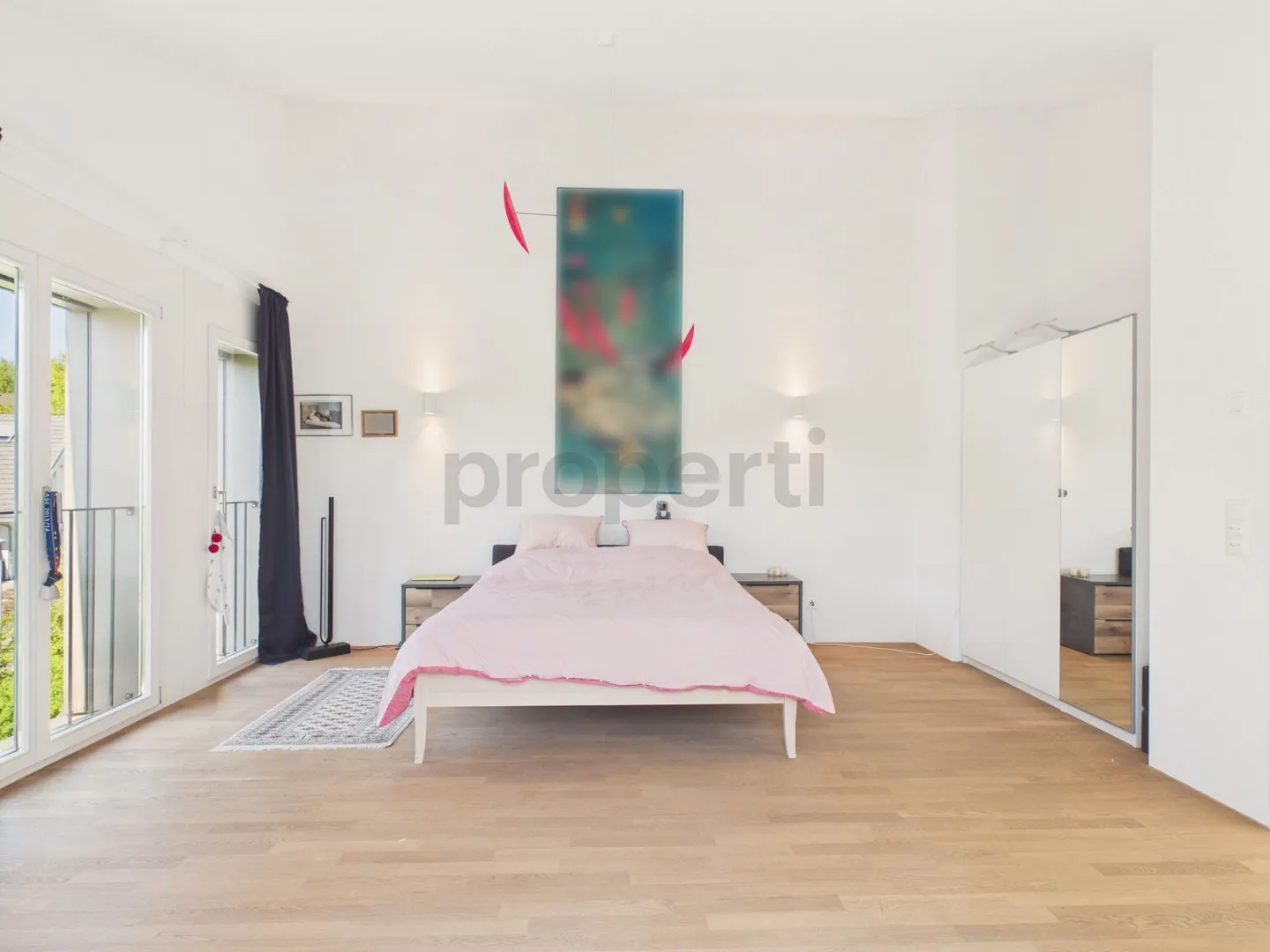 Maison jumelée moderne de 5,5 pièces avec beau jardin à Hirzel - Photo 6 sur 12