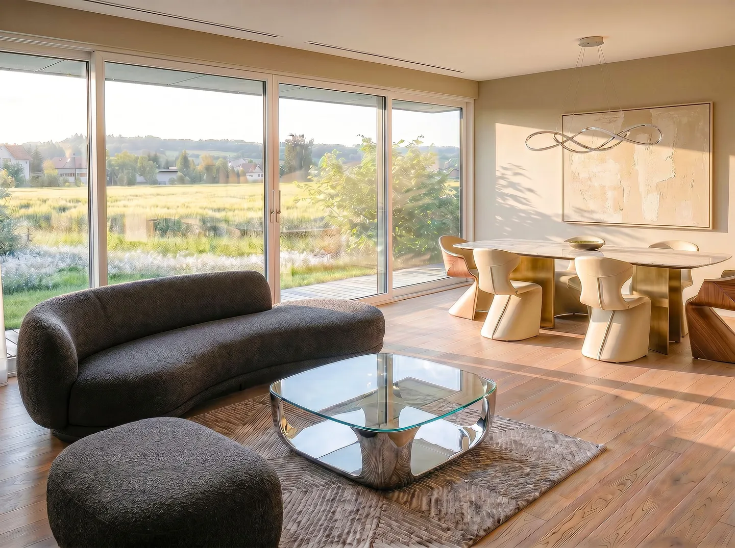 Spacious 6.5-room semi-detached family house D.1 in a quiet location in Oberkulm AG - Photo 2 of 7