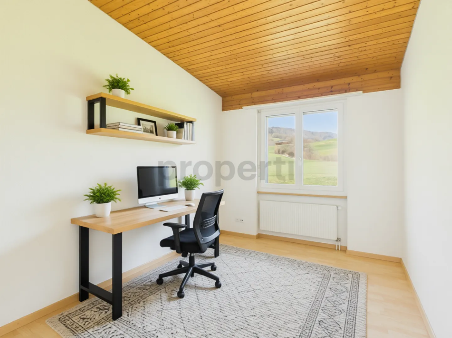 Luminoso appartamento di 4,5 stanze con balcone, Aedermannsdorf - Foto 9 di 13