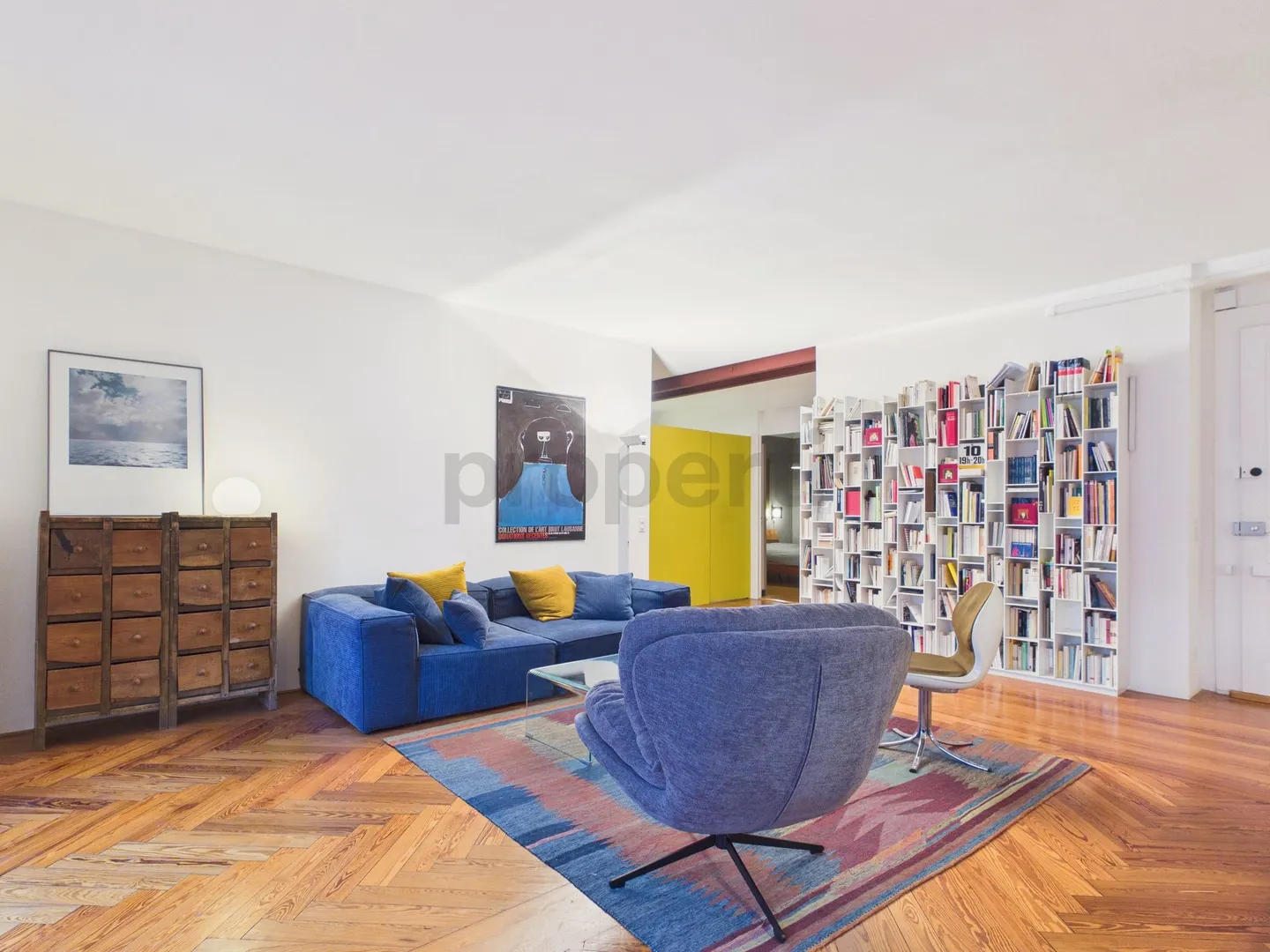 Geräumige 6-Zimmer elegante möblierte Wohnung mit Balkon, Genf - Foto 4 von 13