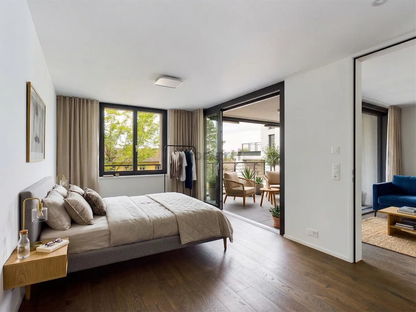 Moderne Wohnung mit Balkon, Zürich - Foto 4 von 10