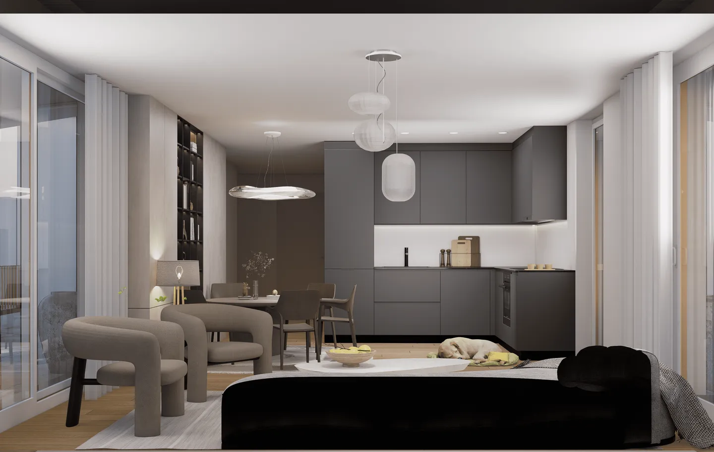 Moderne 2.5-Zimmer-Attikawohnung in Altstetten - Neubau 2026 - Foto 5 von 10