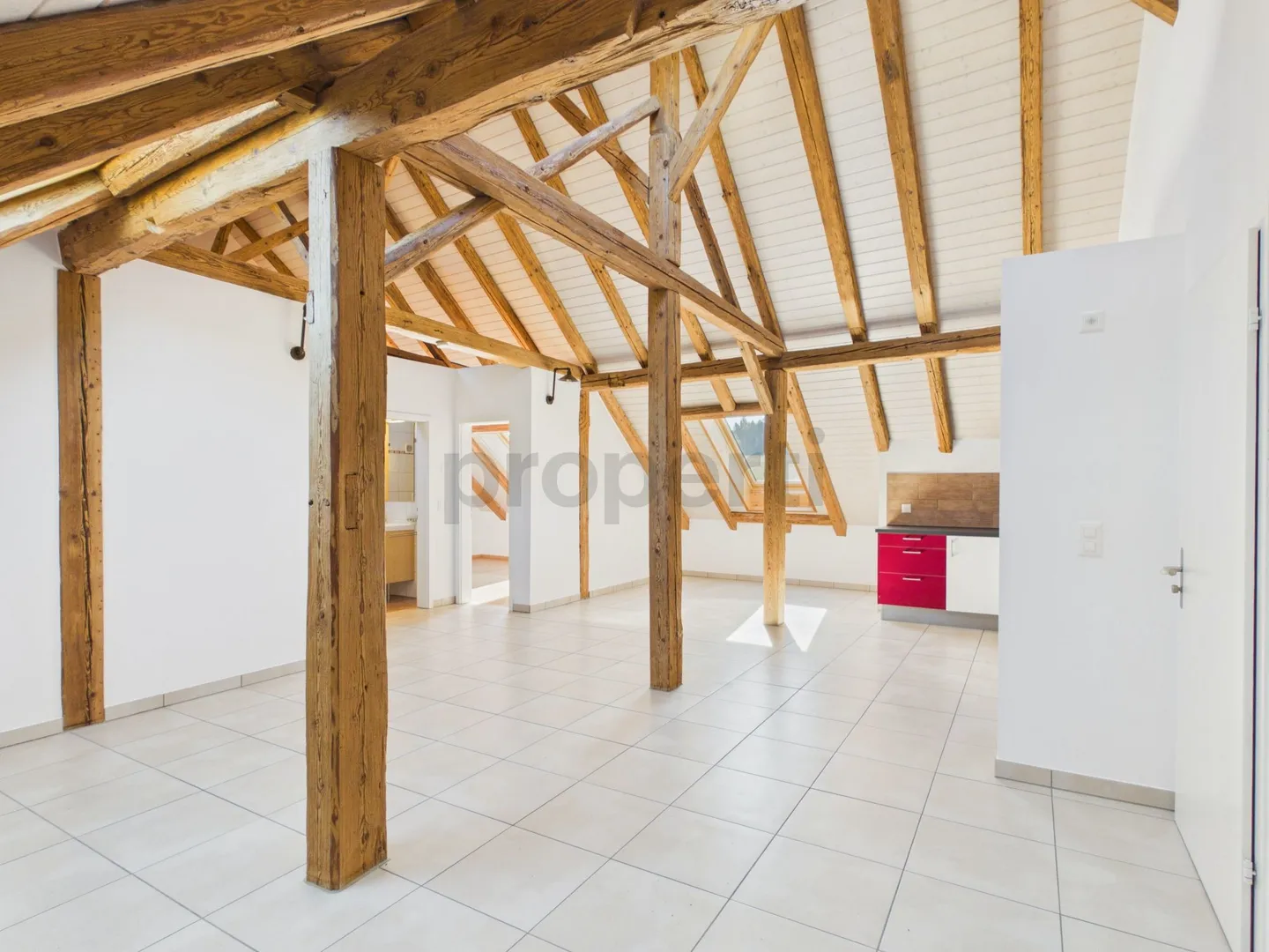 Appartement de 3,5 pièces a Champmartin - charme, cachet et tranquilité - Foto 10 di 12