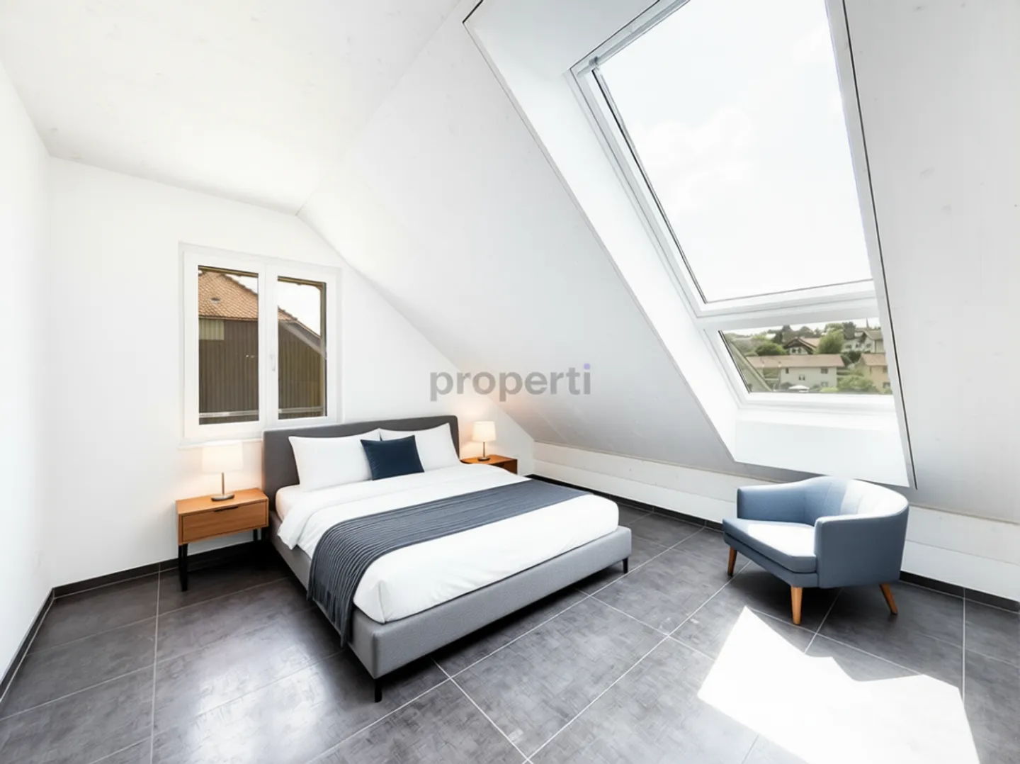 Moderne 3.5-Zimmer-Dachwohnung mit Balkon in Diessbach bei Büren - Foto 5 von 12