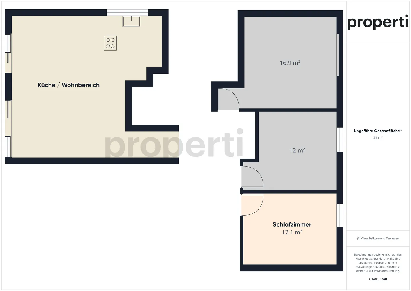 Moderno appartamento di 4.5 locali con balcone soleggiato, Saint-Sulpice - Foto 11 di 12