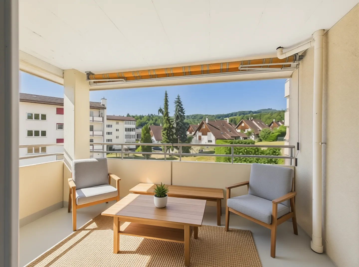 Light-Filled Living with Two Balconies in Veltheim (AG) - Photo 9 of 13
