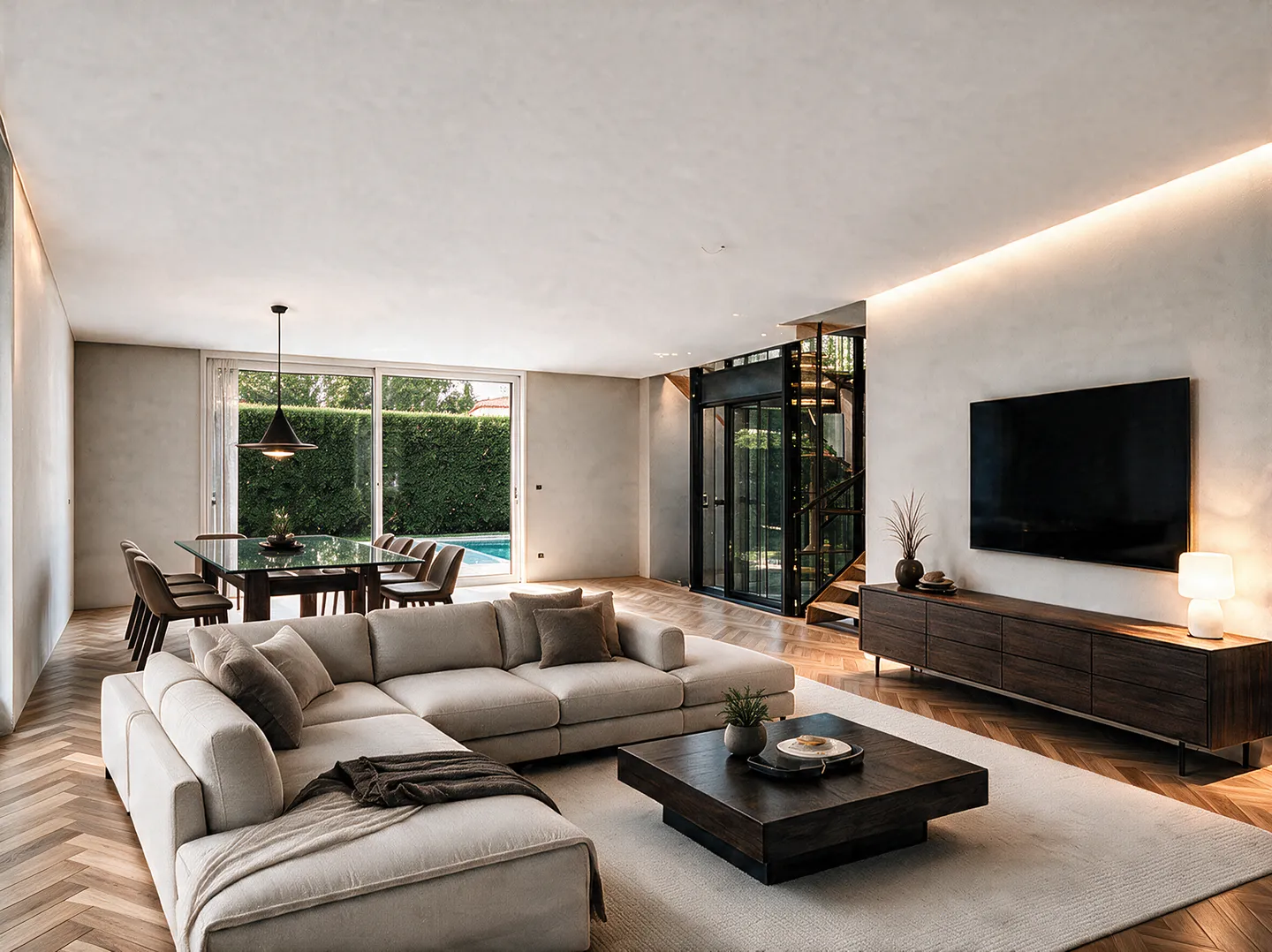 Kilchbergs Split-Level-Highlight: Luxus-Haus mit Pool, Smart-Home &amp; maximalem Wow-Effekt - Photo 2 sur 9