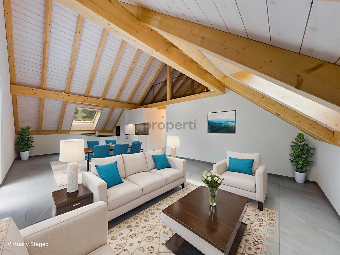 Attico da sogno di 4,5 stanze a Radelfingen, Canton BE - Foto 1 di 9