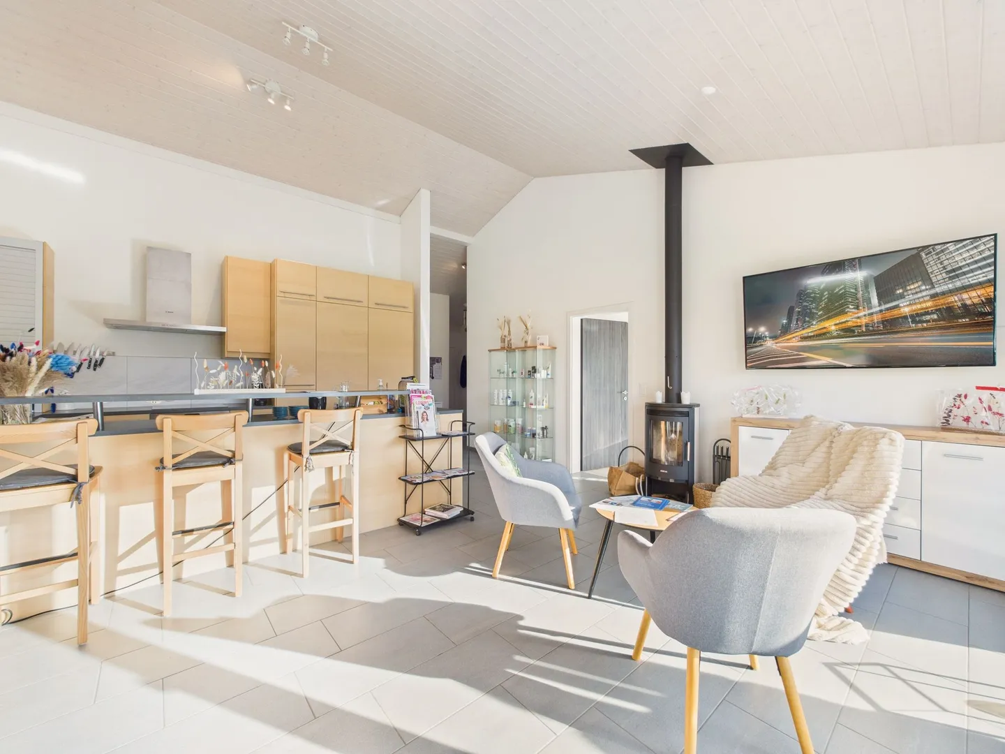 Un logement moderne dans un cadre idyllique - Appartement de 3.5 pièces à Le Mouret - Foto 2 von 11