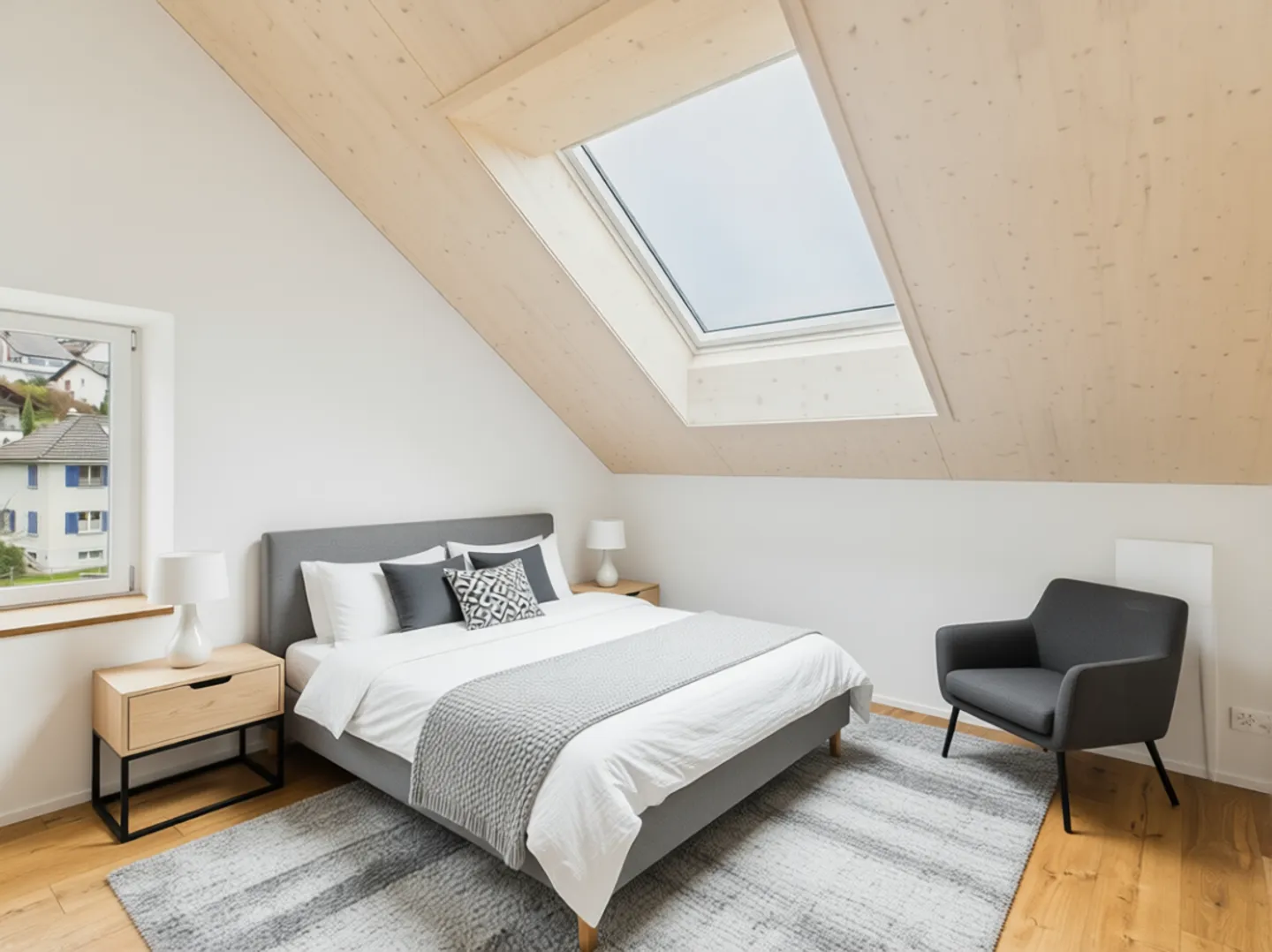 Modern 3.5-Zimmer-Wohnung mit grosser Terasse und Seesicht in Beinwil am See - Photo 6 of 12