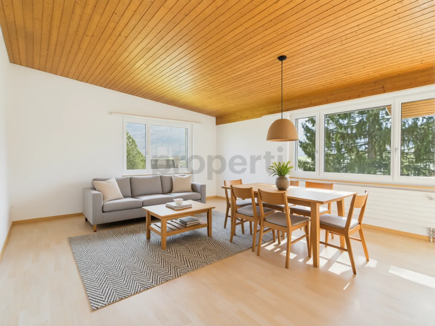 Luminoso appartamento di 4,5 stanze con balcone, Aedermannsdorf - Foto 1 di 13