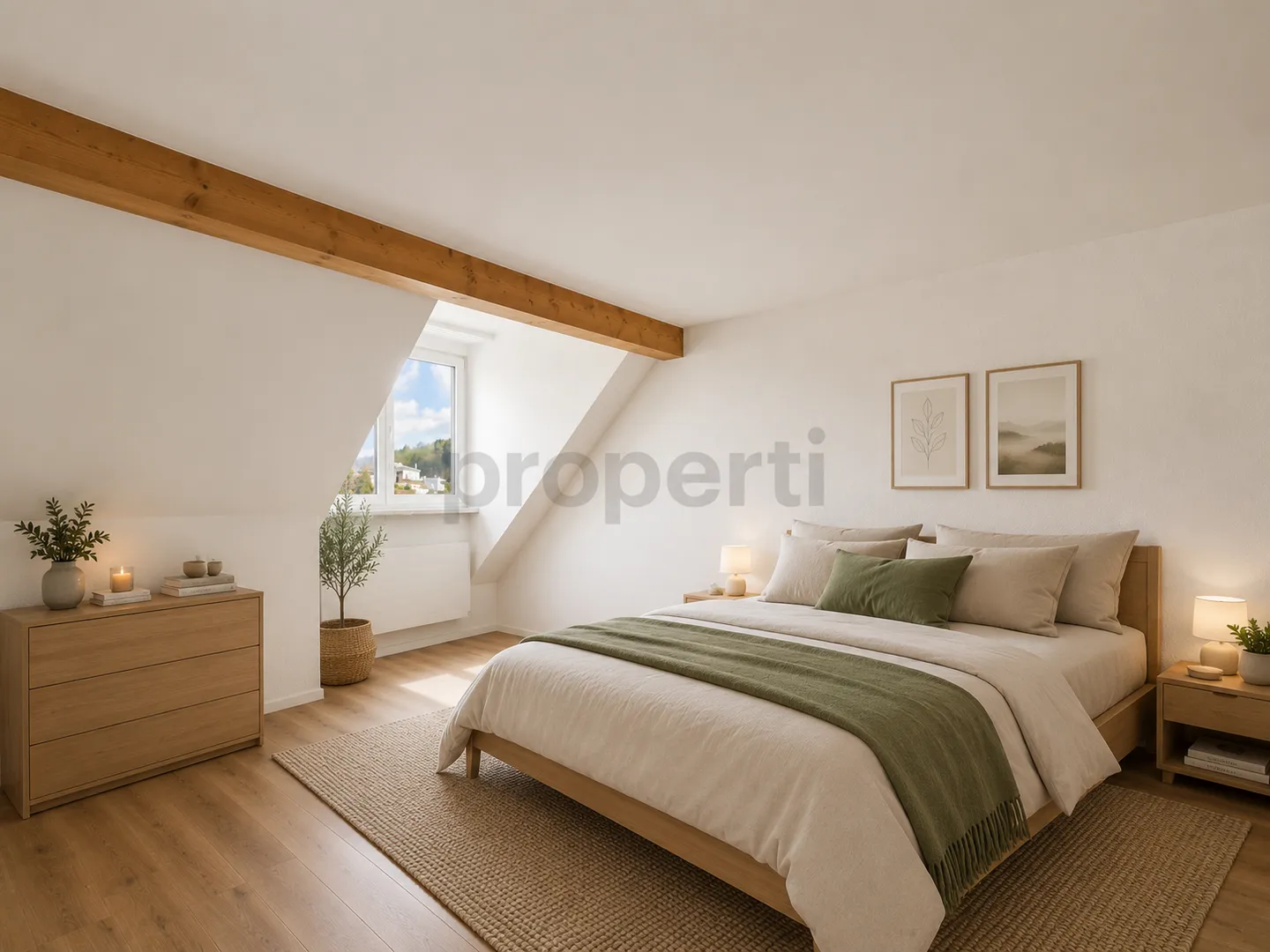 Incantevole appartamento maisonette con 4 stanze e charme in soffitta a Feuerthalen - Foto 7 di 13